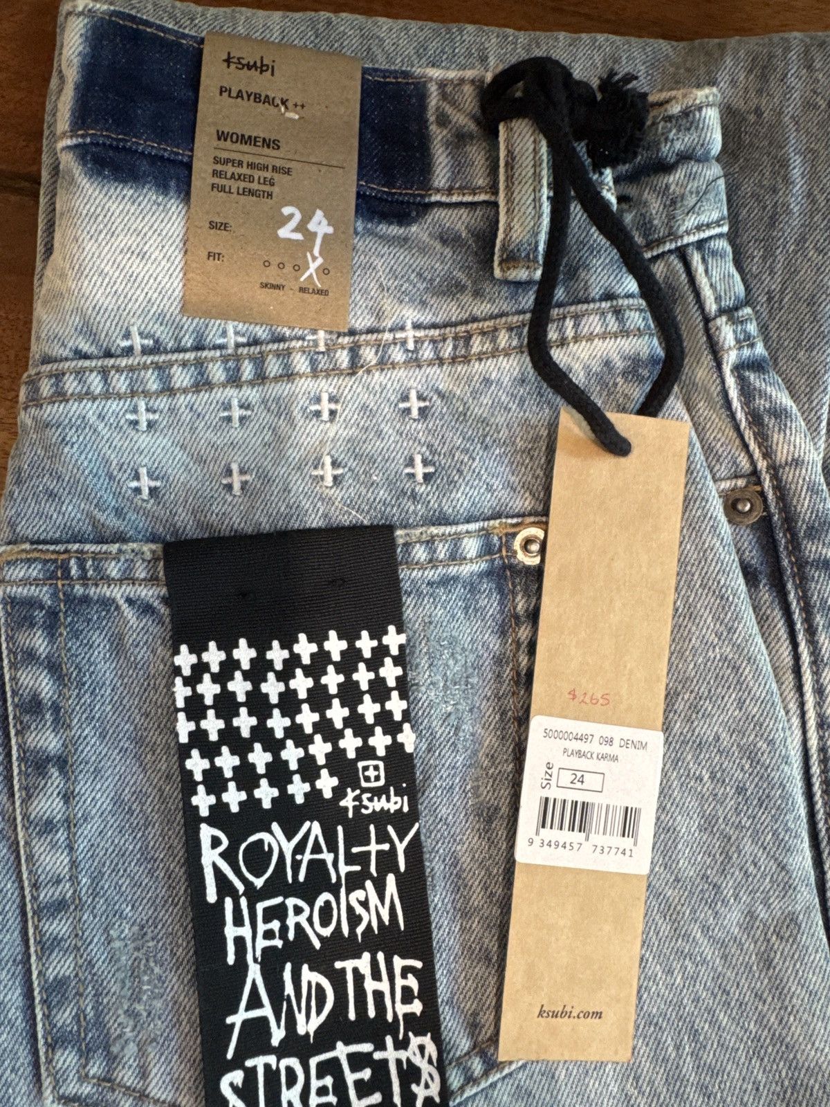 Ksubi Playback Karma : relaxed high waisted Size 24" / US 00 / IT 34 - 4 Thumbnail