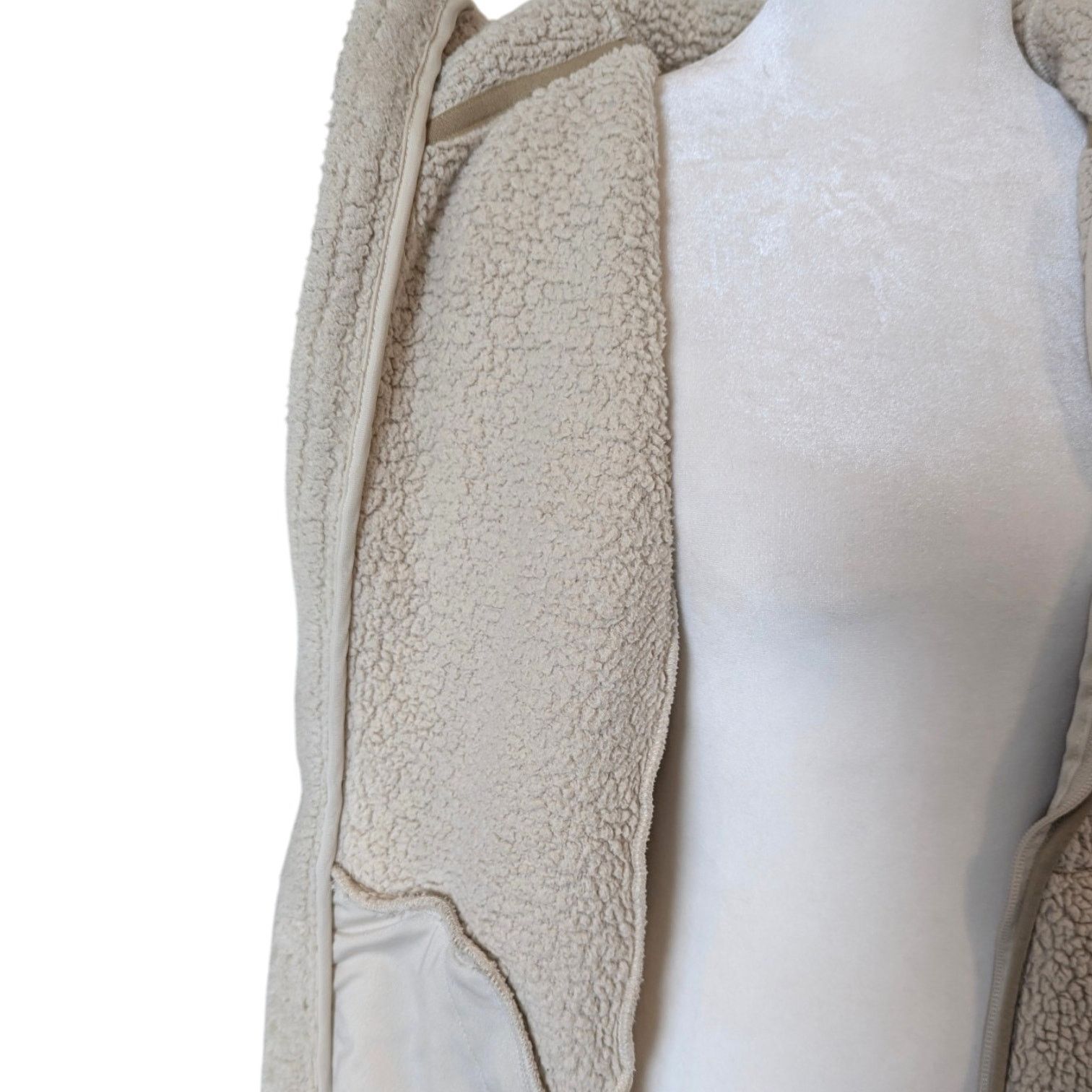 The North Face The North Face Campshire Sherpa Fleece Cream Zip Up Jacket Size S / US 4 / IT 40 - 6 Thumbnail