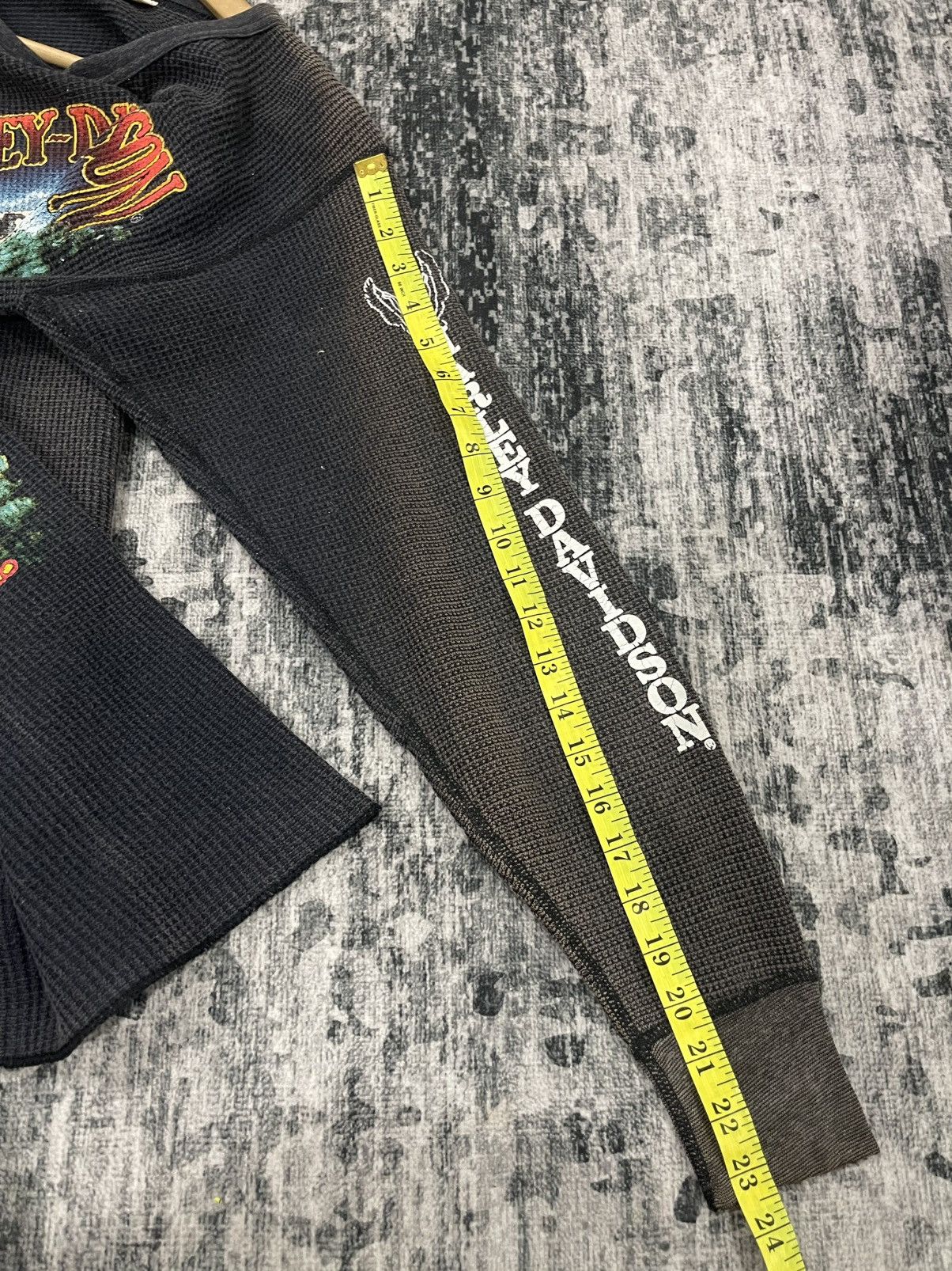 Harley Davidson Vintage Harley Davidson Longsleeve Distressed Knit Size US S / EU 44-46 / 1 - 20 Thumbnail