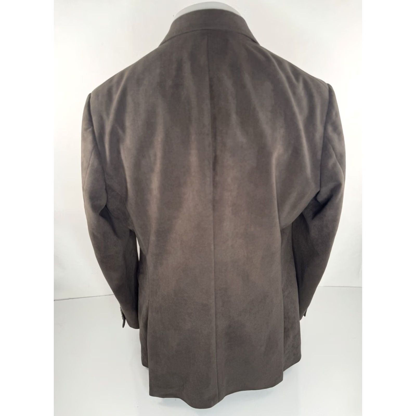 Armani ARMANI Collezioni Blazer Jacket Mens 44 Brown Velvet Feel EXCELLENT 90s Décade B blazer Mens Size 44R - 3 Thumbnail