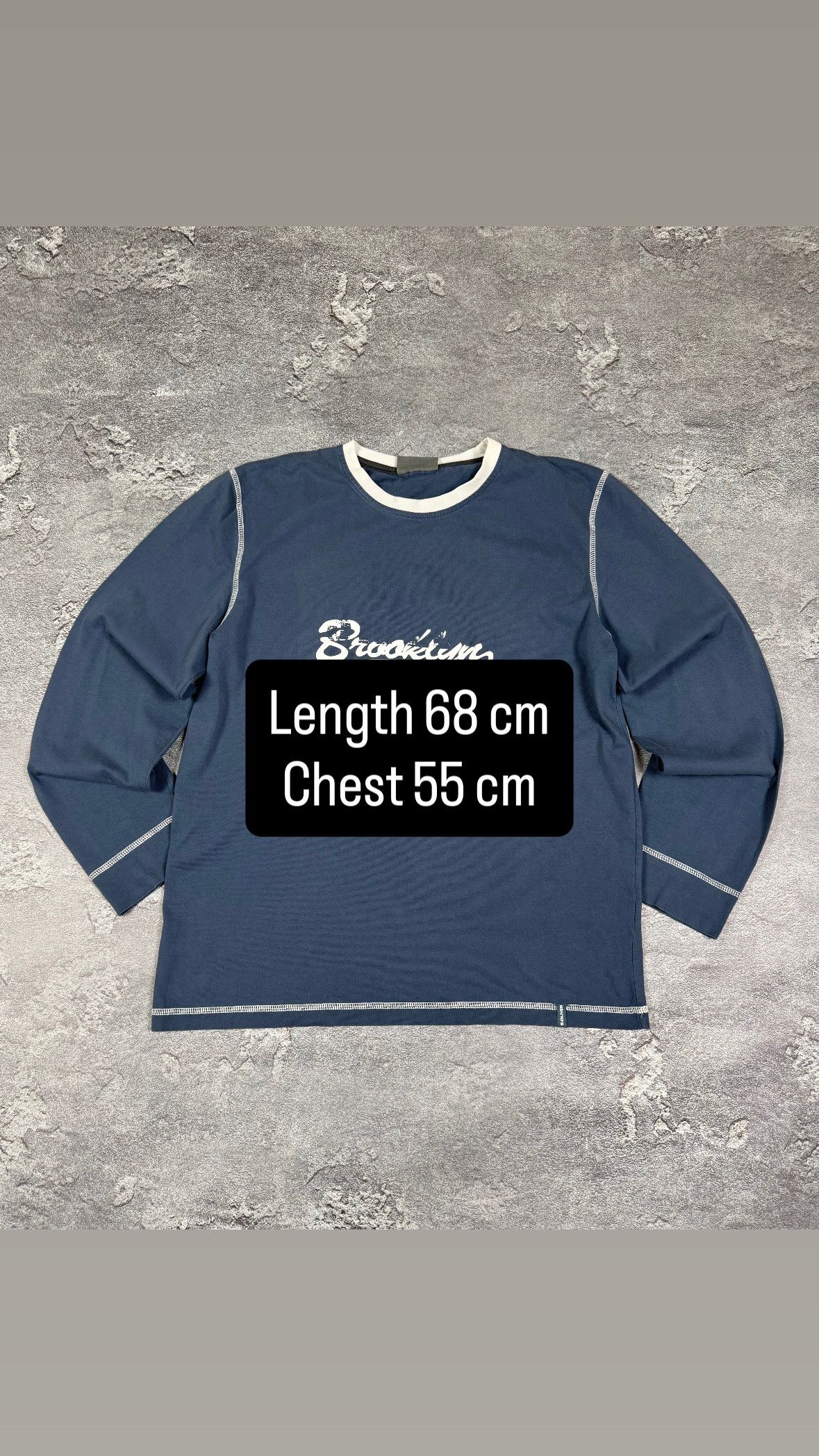 If Six Was Nine S.Oliver Long Sleeve Shirt Blue 2000s Y2K Hysteric Size US L / EU 52-54 / 3 - 2 Thumbnail