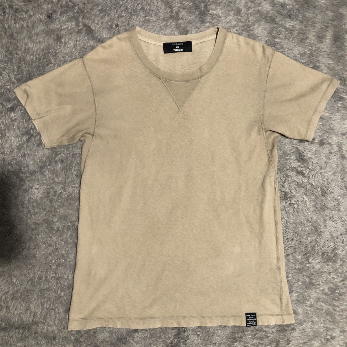 CABANE de ZUCCa × Japanese Brand × Zucca ZUCCA ISSEY MIYAKE BLANK TSHIRT BROWN Size US L / EU 52-54 / 3 - 1 Thumbnail
