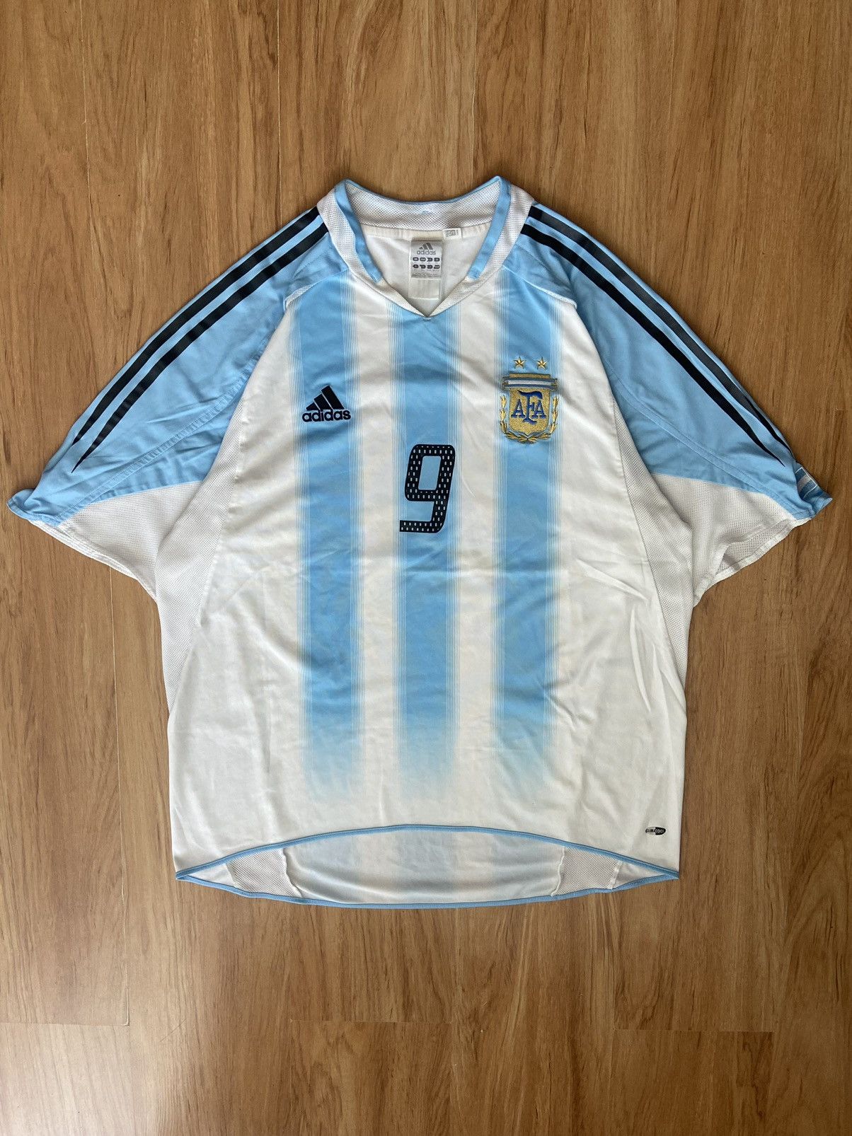 Adidas Adidas Argentina National Team Batistuta #9 Jersey Size US XL / EU 56 / 4 - 3 Thumbnail