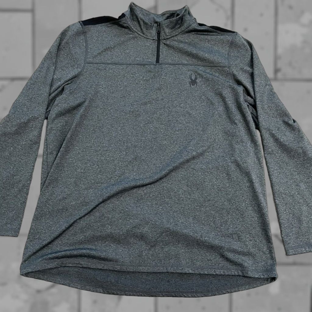 Spyder Spyder Active Jacket Mens L Gray polyester blend pullover Size US L / EU 52-54 / 3 - 1 Thumbnail