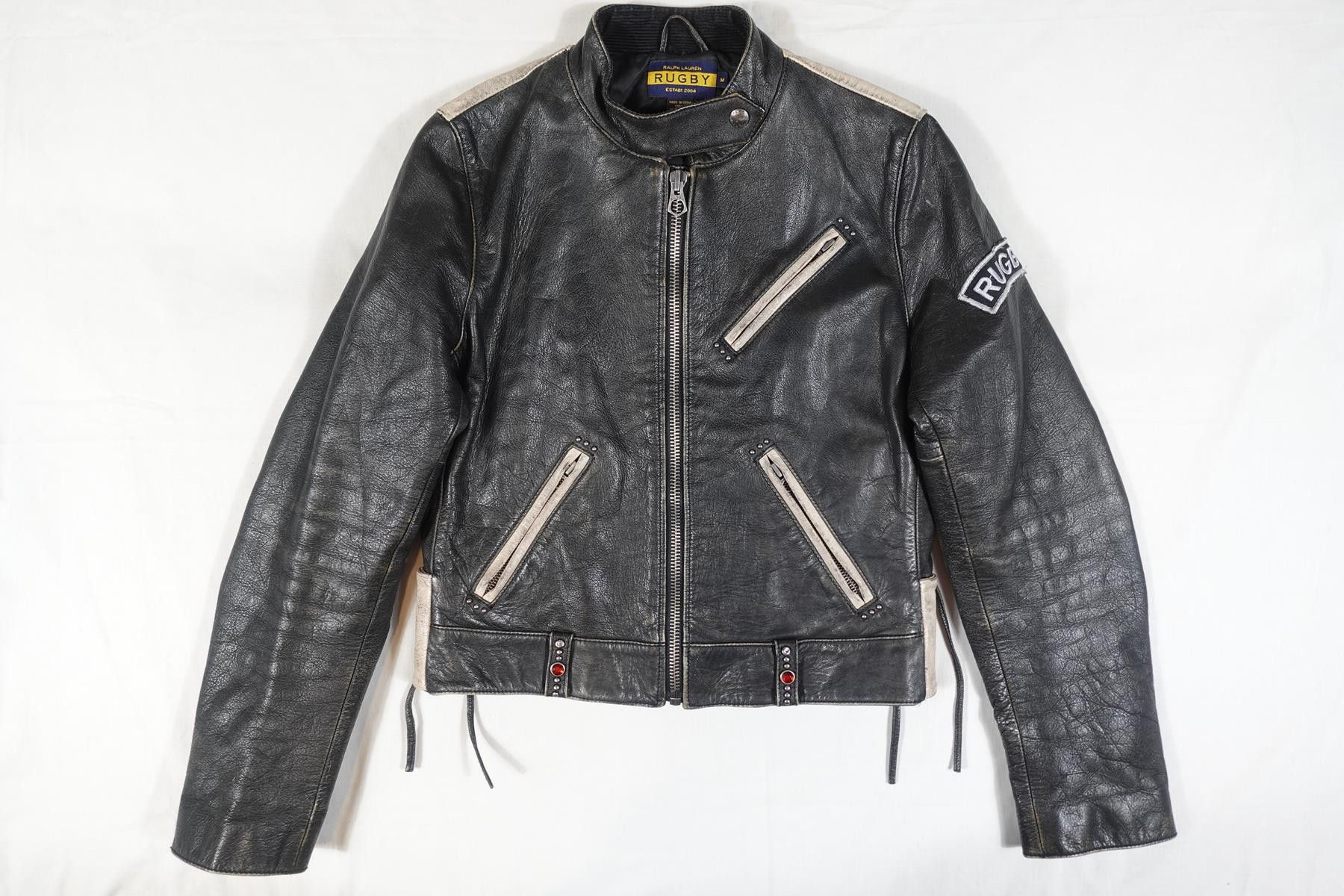 Rugby Ralph Lauren Ralph Lauren Rugby Jacket Leather Indian Biker Moto Skull M Size US M / EU 48-50 / 2 - 1 Thumbnail