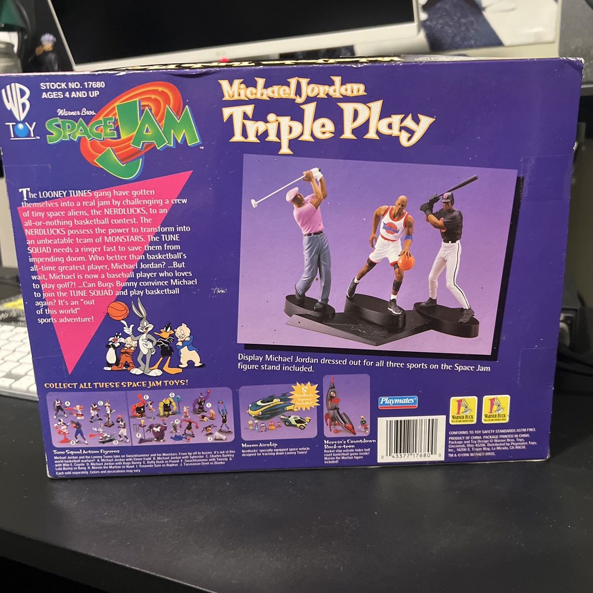 Other Vintage Space Jam Michael Jordan Triple Play 1996 Size ONE SIZE - 2 Thumbnail