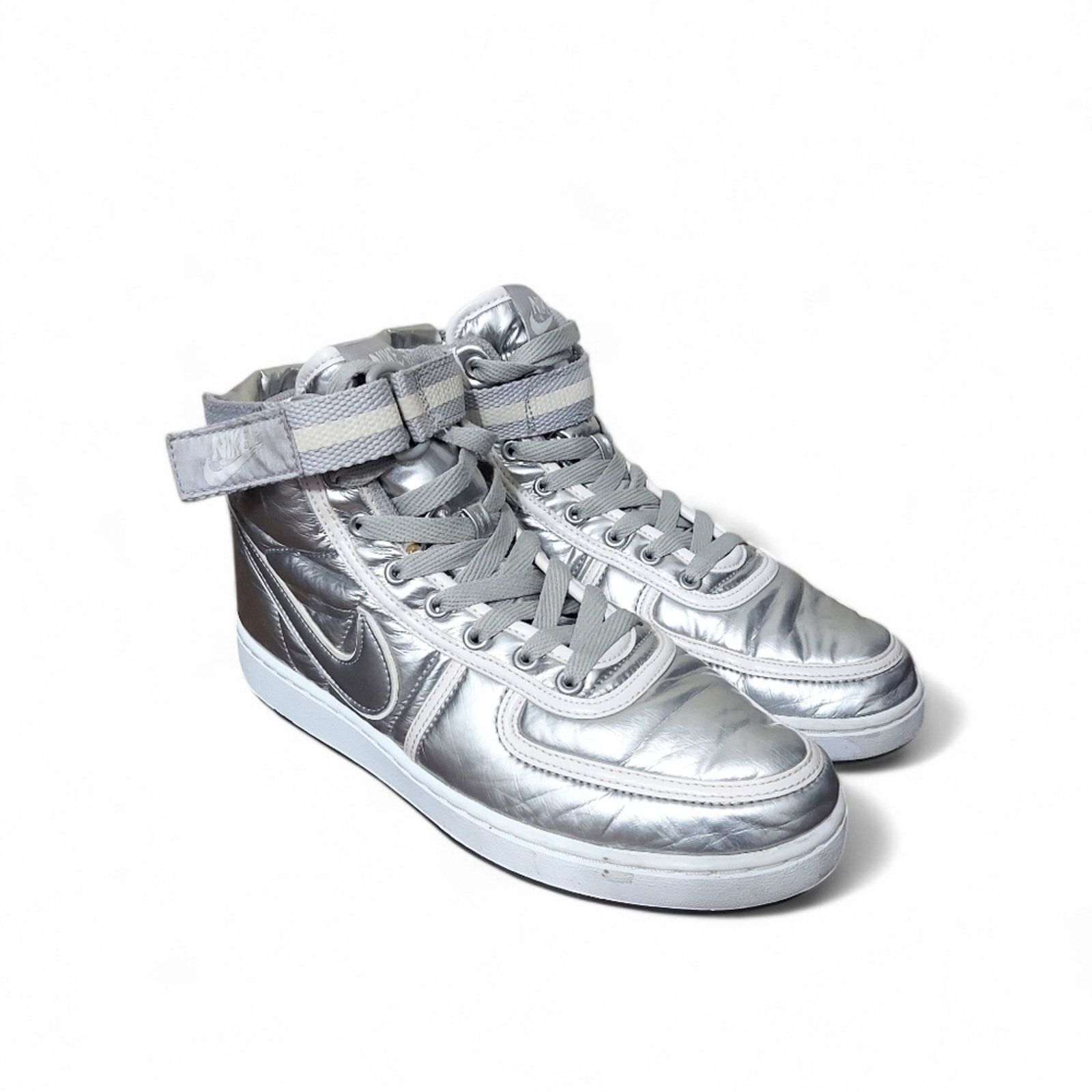 Nike Vandal High Silver Basketball Sneakers Women's Size 10