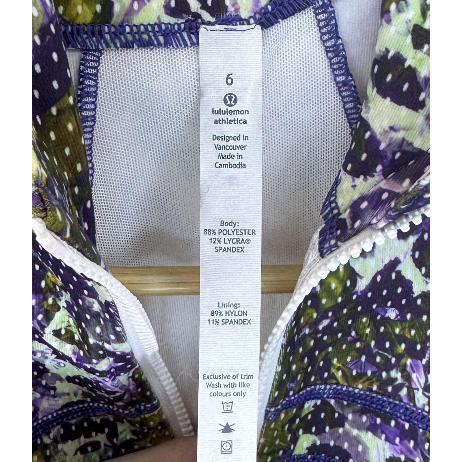 Lululemon Lululemon Womens Size 6 Purple Green Full Zip Size M / US 6-8 / IT 42-44 - 3 Thumbnail