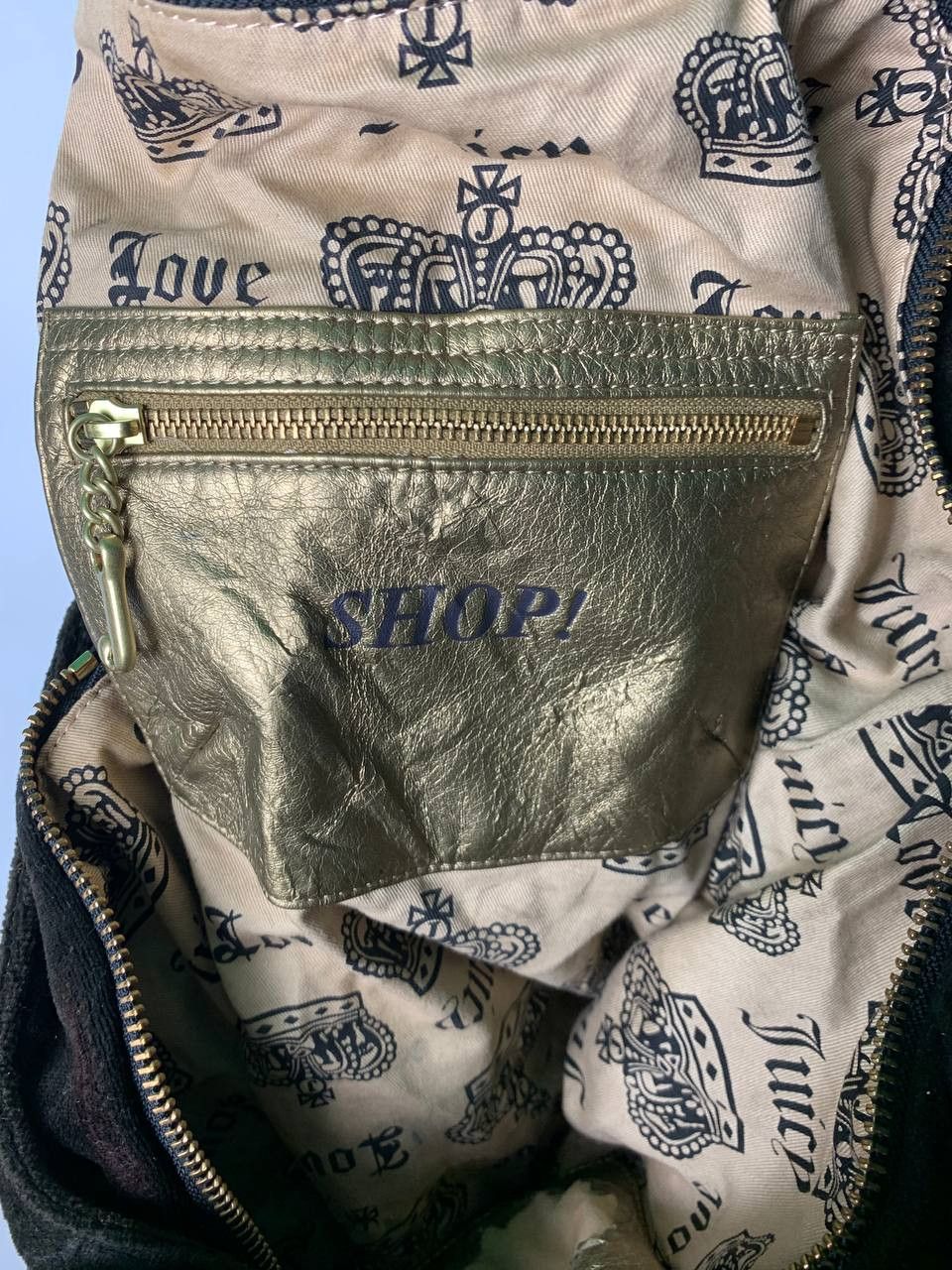 Juicy Couture VINTAGE Streetwear Y2K VELOUR JUICY COUTURE 2000s BAG Size ONE SIZE - 10 Thumbnail