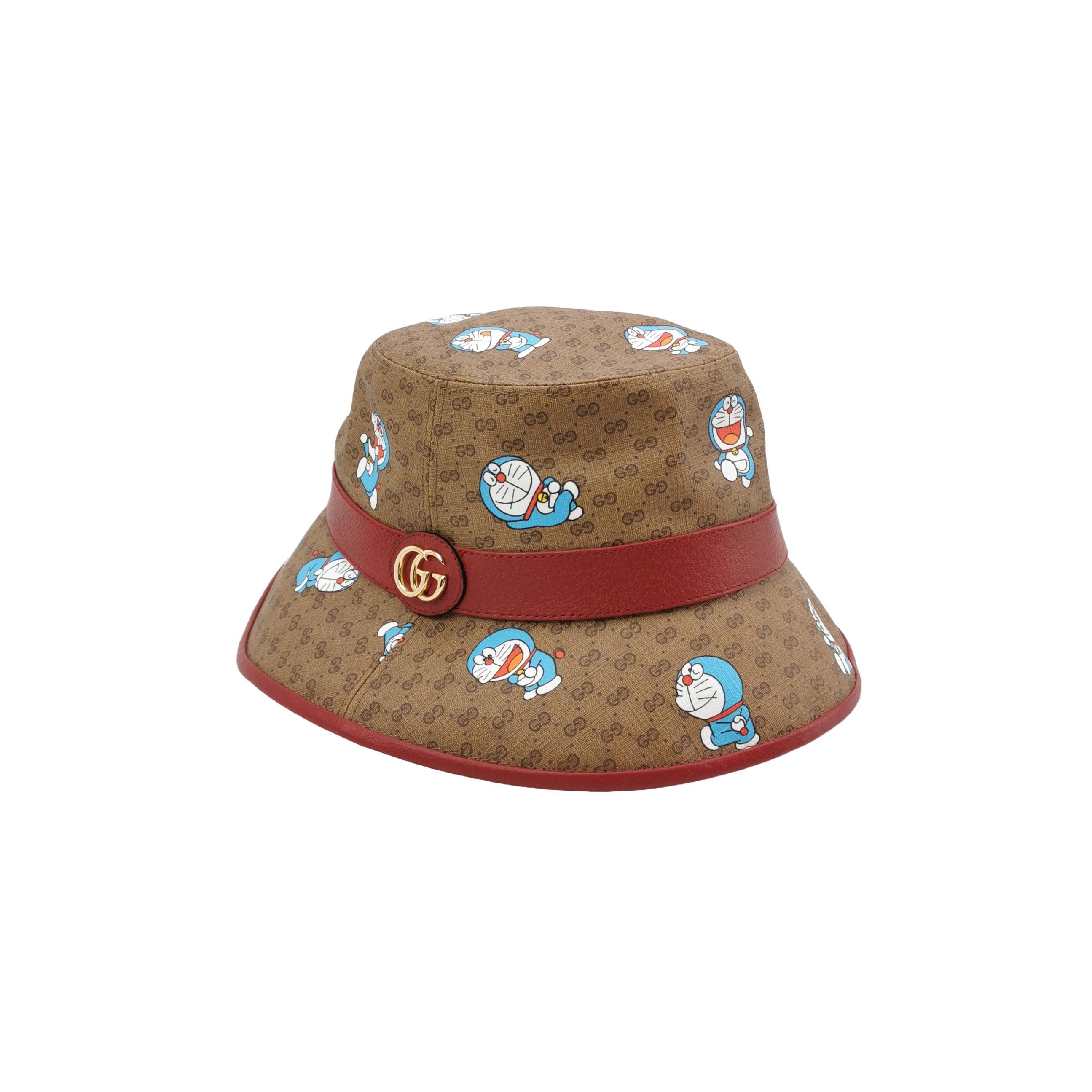 Gucci Gucci x Doraemon GG Monogram Bucket Hat Size ONE SIZE - 1 Thumbnail