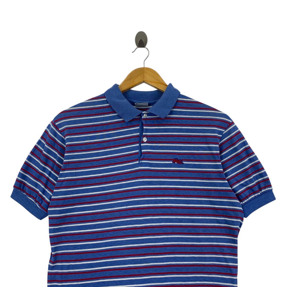 Vintage Vintage 90’ THE GARAN MAN Twin Tipped Striped Polo Tee Shirt Size US L / EU 52-54 / 3 - 2 Thumbnail