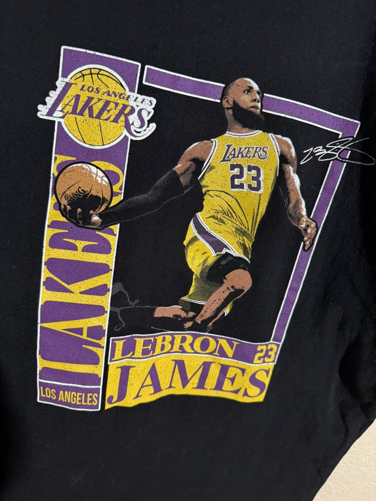 NBA × Tultex × Vintage Lakers Lebron signature vintage t shirt Size US L / EU 52-54 / 3 - 2 Thumbnail