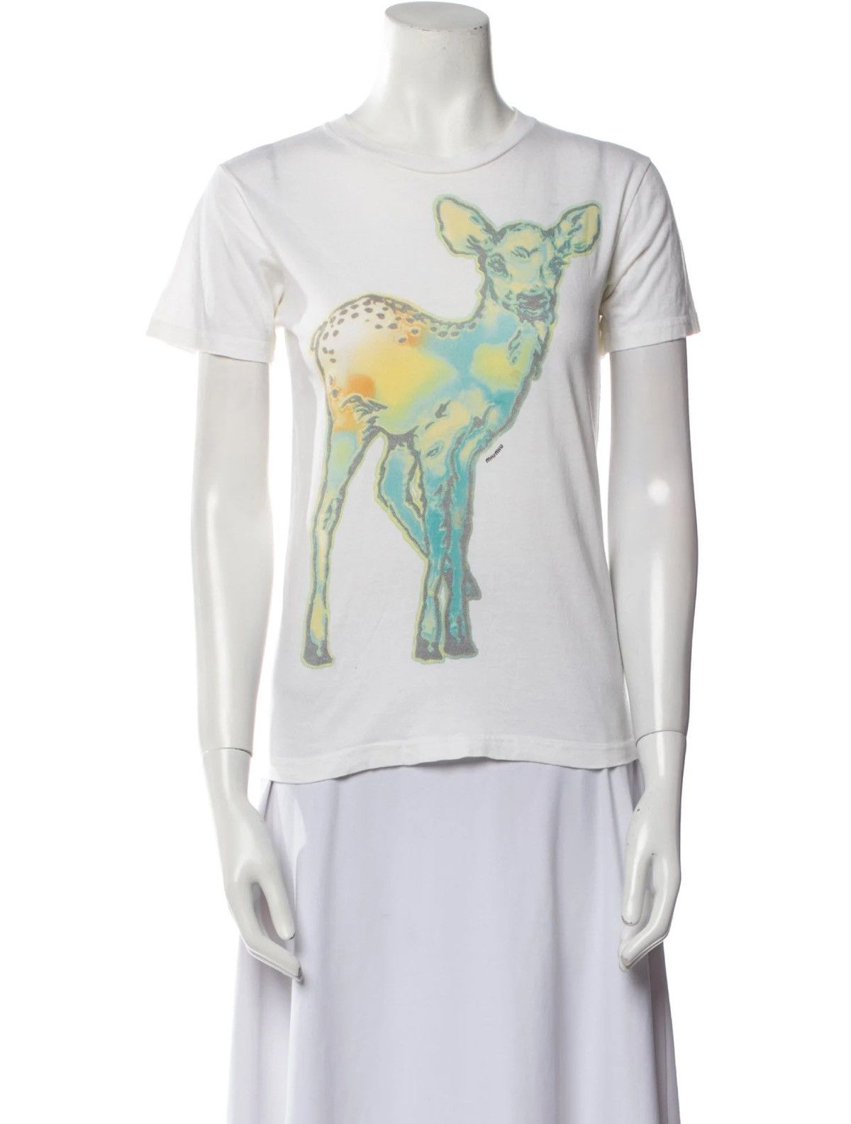 Miu Miu Printed tee Size L / US 10 / IT 46 - 1 Thumbnail