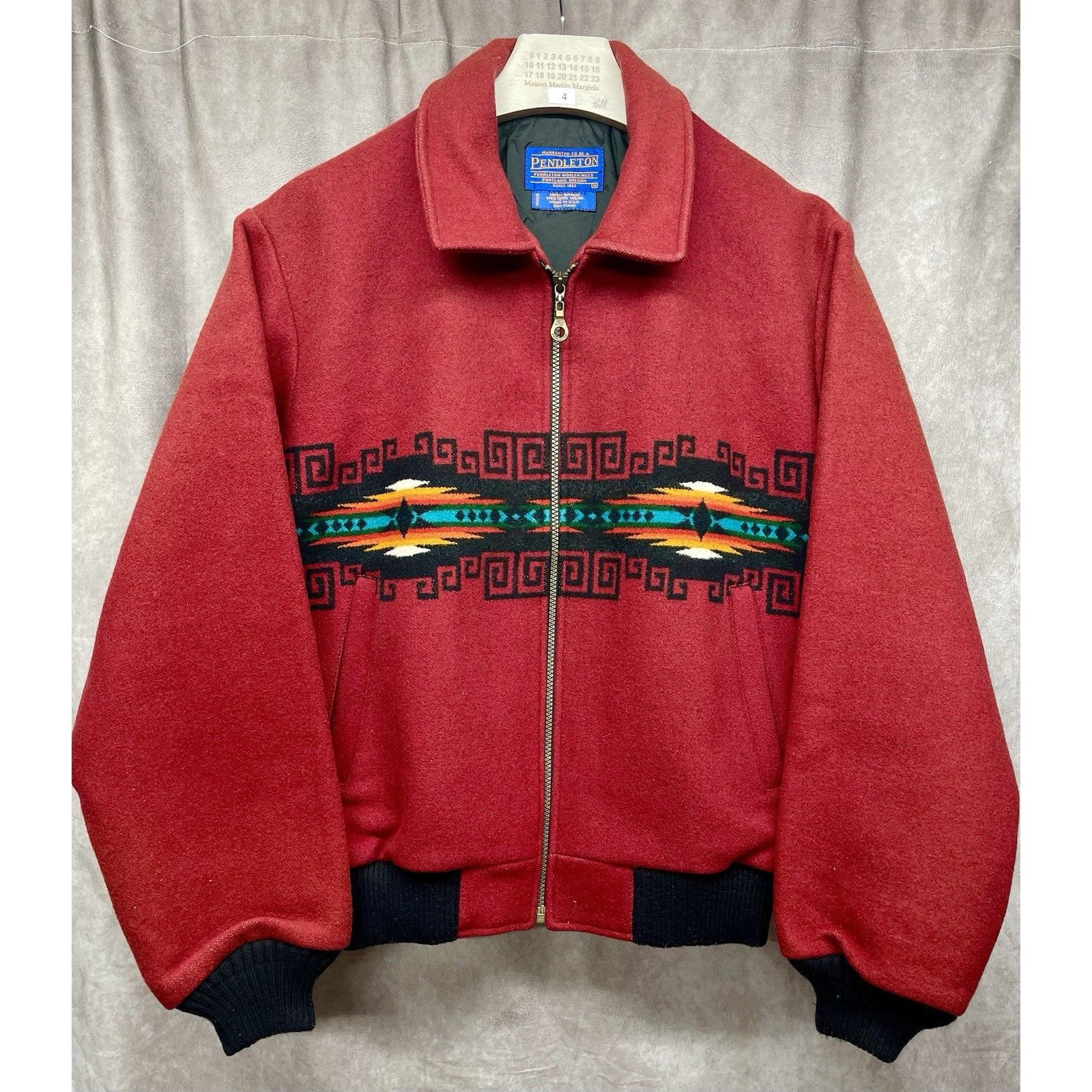 Pendleton VINTAGE 1970S PENDLETON HIGH GRADE WESTERN WEAR WOOL AZTEC B Size US M / EU 48-50 / 2 - 1 Thumbnail