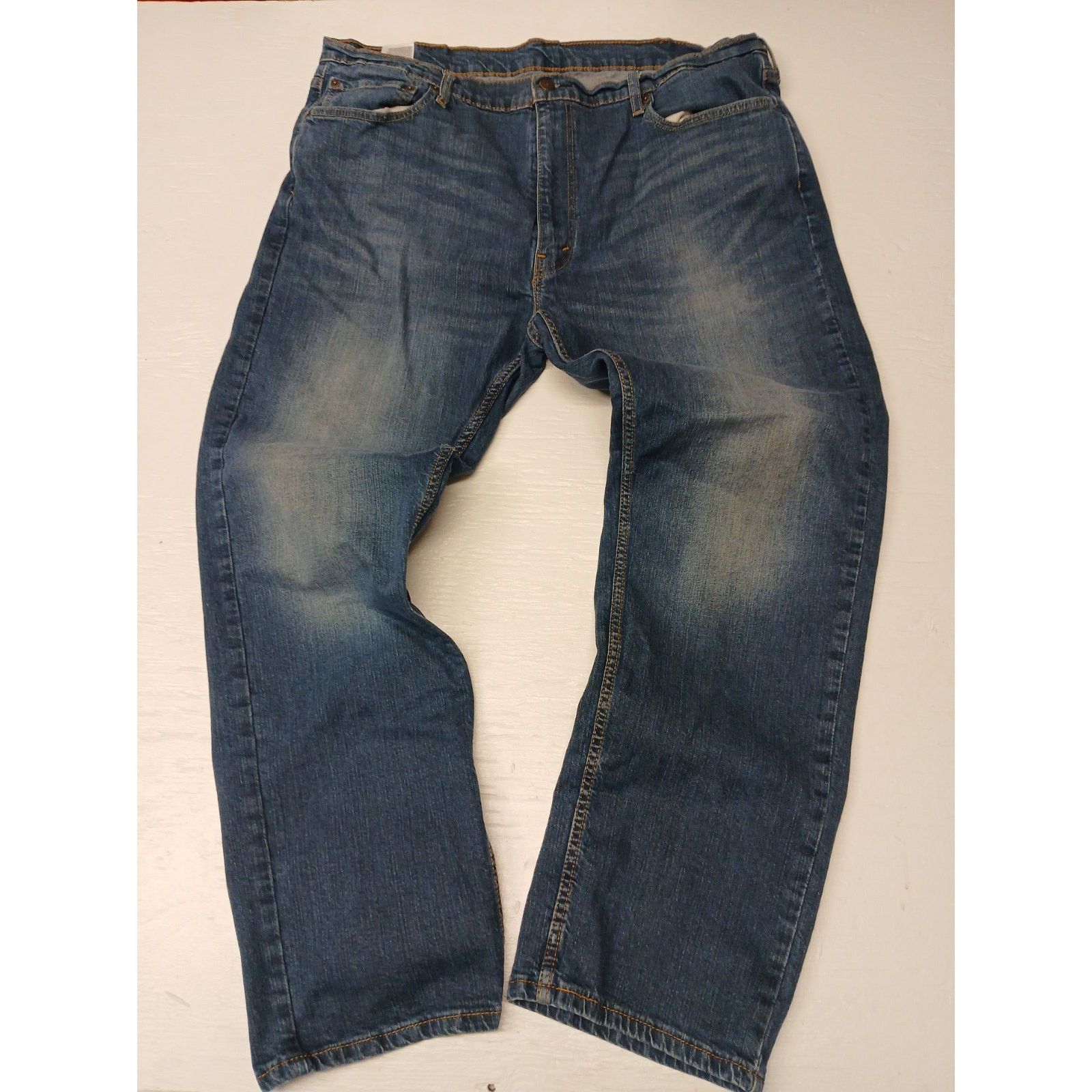 Levi's Levi Strauss (42x32) Relaed Boot Cut Casual Blue Denim Jeans Size US 42 / EU 58 - 1 Thumbnail