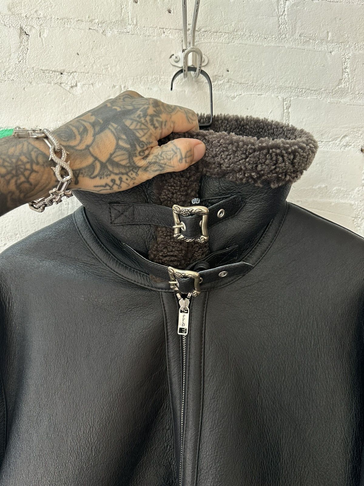 Enfants Riches Deprimes ERD SO RARE SHEARLING LEATHER BANE JACKET Size US L / EU 52-54 / 3 - 1 Thumbnail