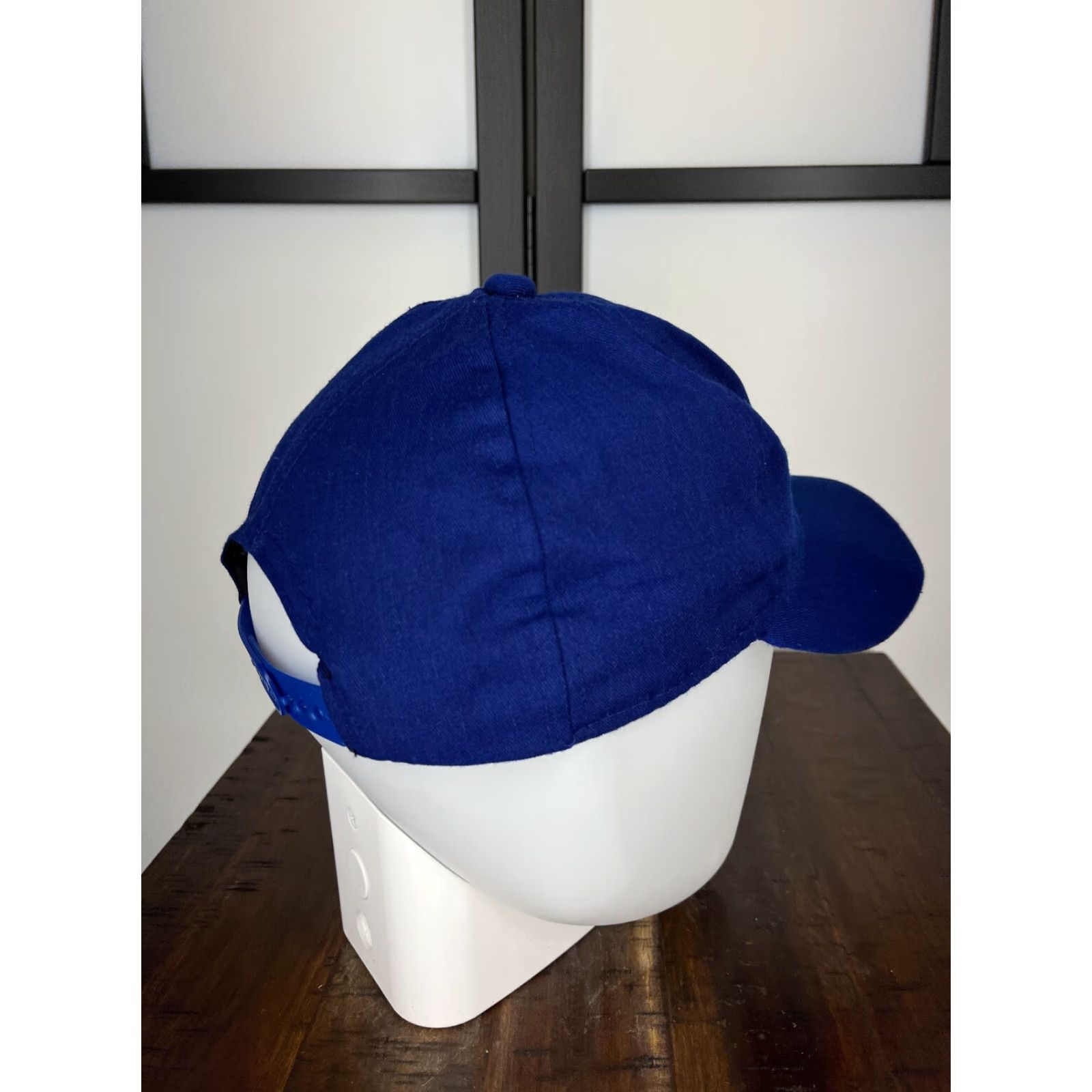Vintage Unbranded Embroidered L Hat Cap Snap Back Adult One Size Blue Cotton Polyester Hat Cap Baseball Cap Adjustable Lightweight Size ONE SIZE - 7 Thumbnail