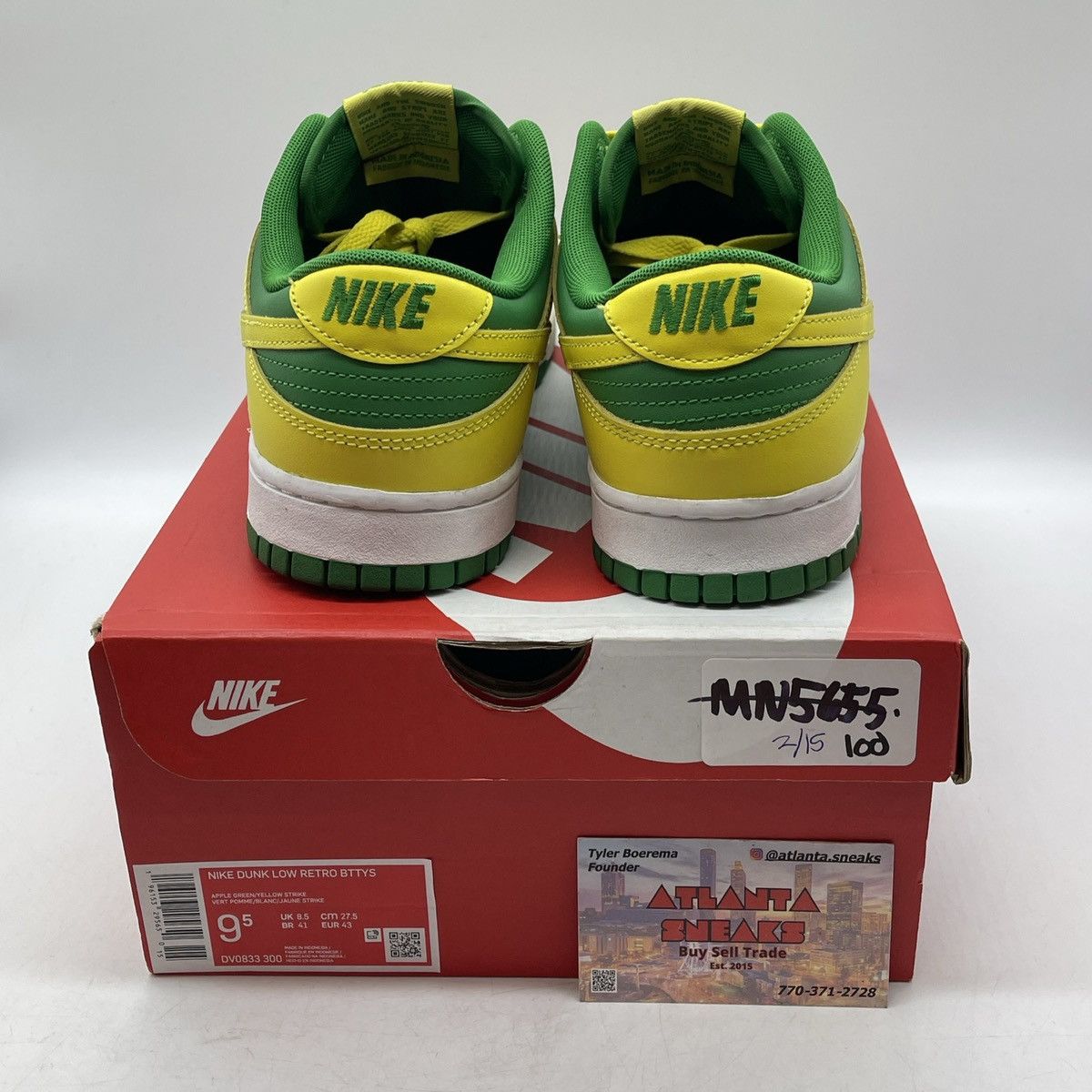 Nike Dunk low reverse Brazil Size US 9.5 / EU 42-43 - 3 Thumbnail