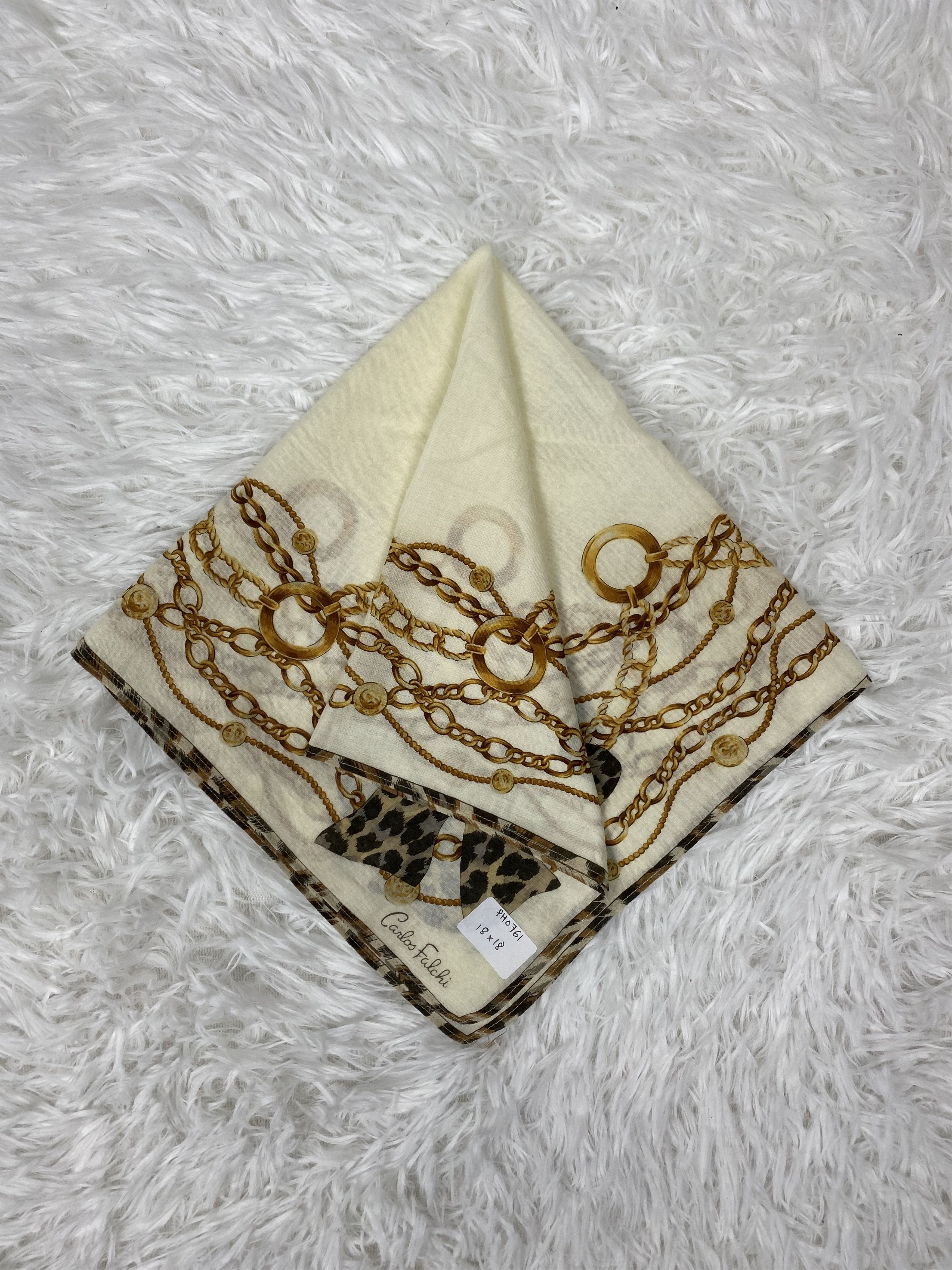 Vintage Vintage Carlos Falchi Handkerchief Neckerchief PH0761 Size ONE SIZE - 1 Thumbnail
