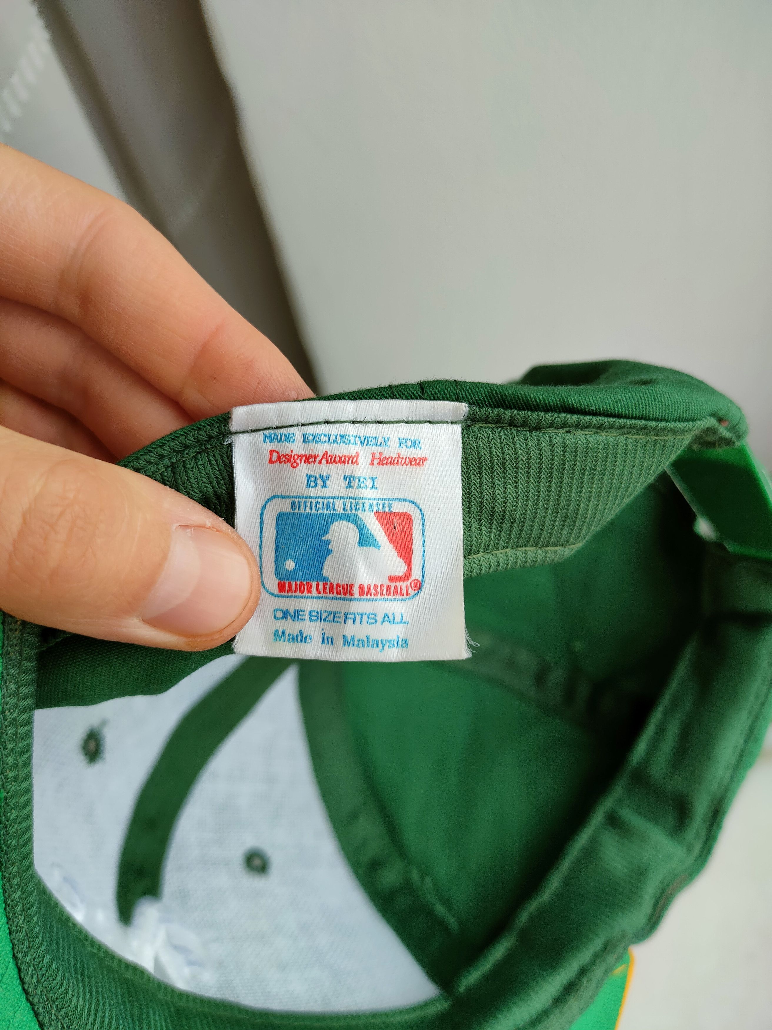 MLB × Sports Specialties Vintage Oakland A's Athletics Green Yellow MLB 80s Rare Cap Size ONE SIZE - 7 Thumbnail