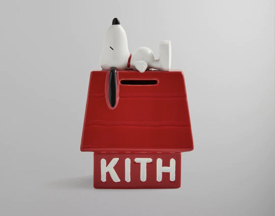 image of Kith For Peanuts Piggybank in Red, Men's