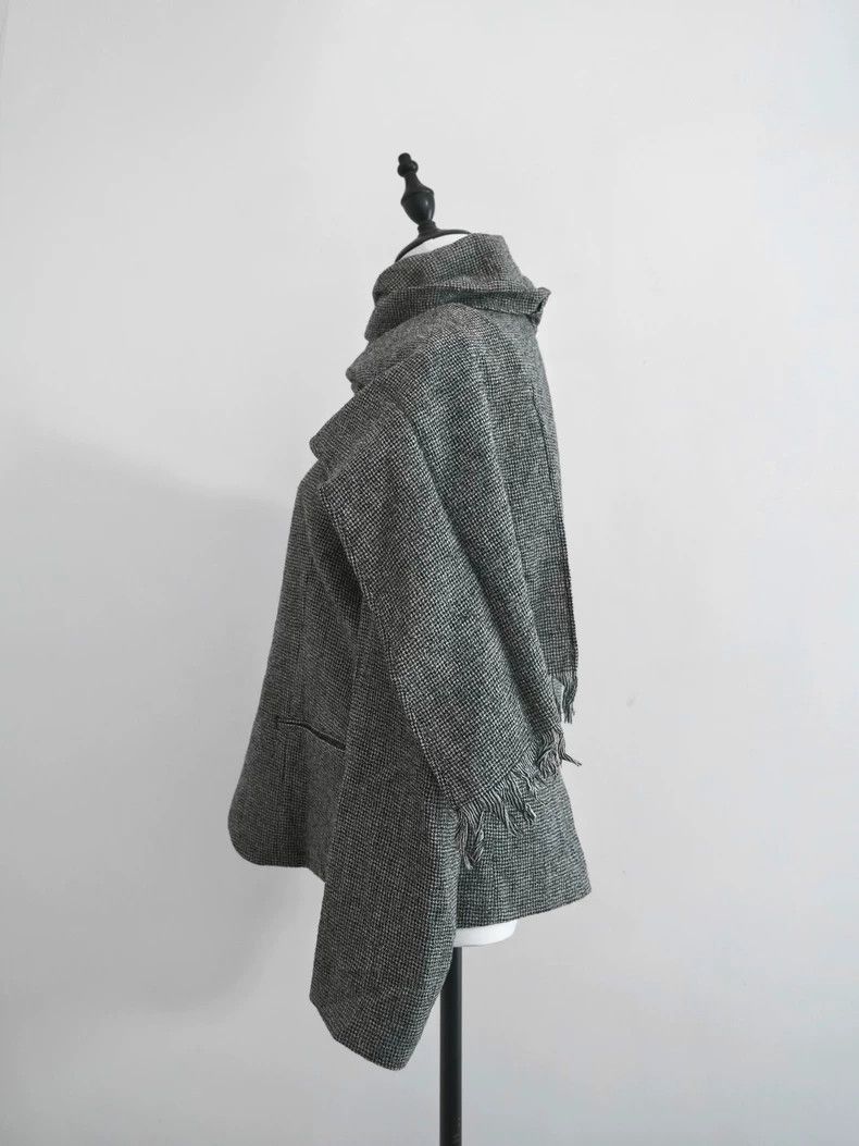 Yohji Yamamoto Yohji Yamamoto Green fruit collar slanting front houndstoot Size US M / EU 48-50 / 2 - 4 Thumbnail