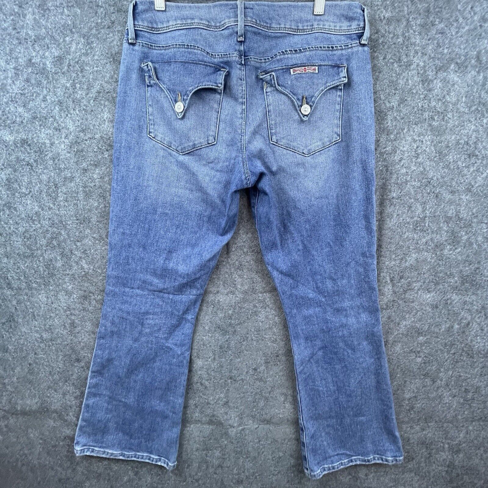 Hudson Hudson Jeans Womens 30 Collin Bootcut Crop Flap Pockets Size 30" / US 8 / IT 44 - 2 Thumbnail