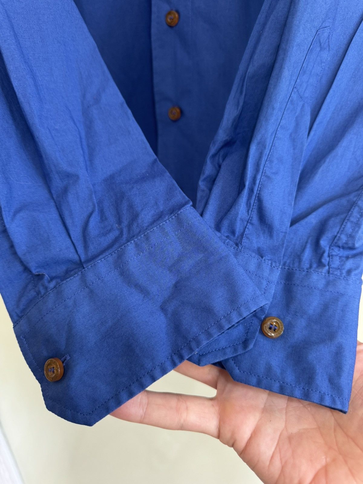 Vivienne Westwood Vivienne Westwood Blue Classic Long Sleeve Shirt Size US L / EU 52-54 / 3 - 10 Thumbnail