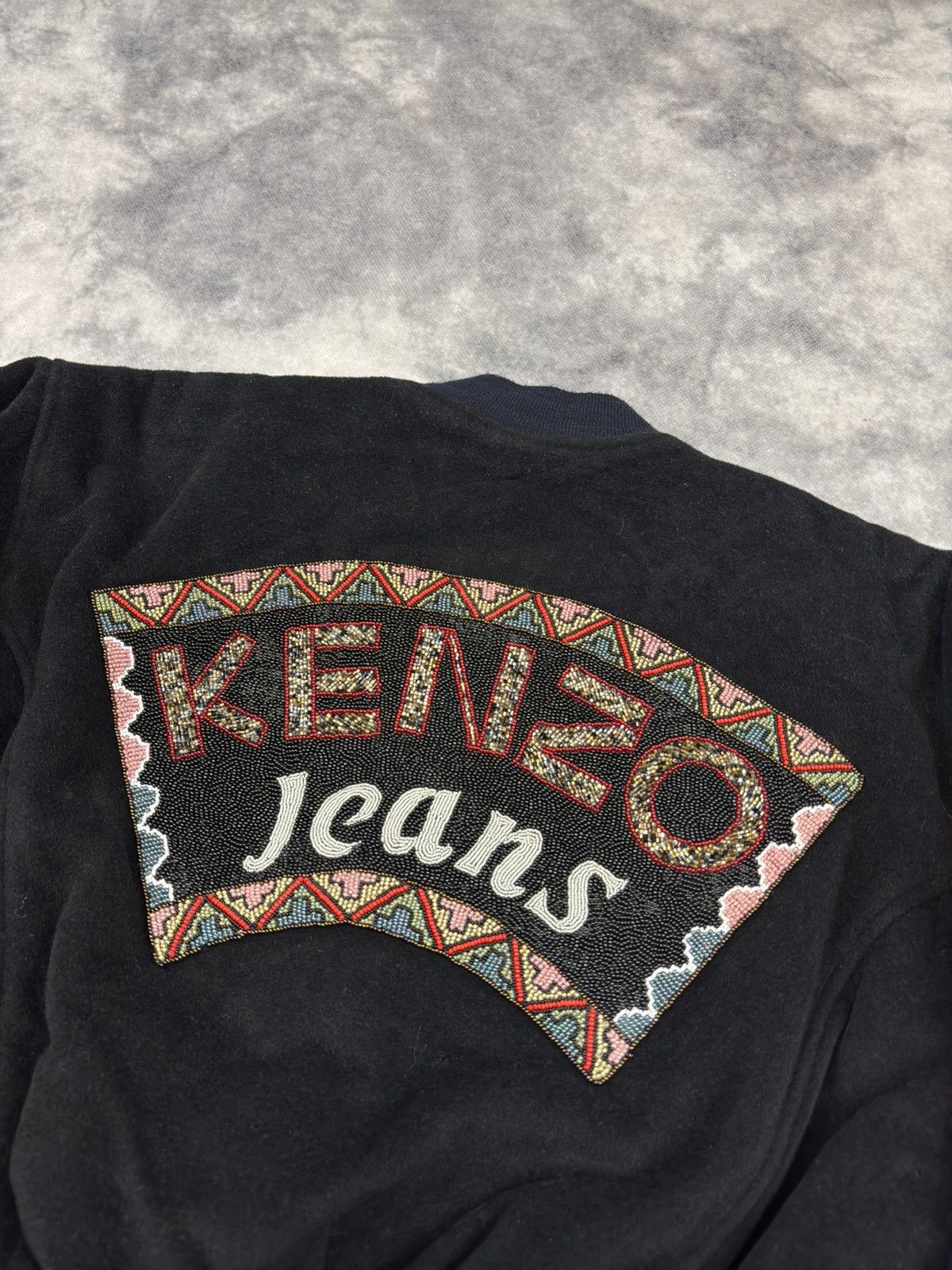 Japanese Brand × Kenzo × Vintage Vintage Kenzo Jeans Bomber Jacket Avant Garde Casual Archive Size US M / EU 48-50 / 2 - 2 Thumbnail