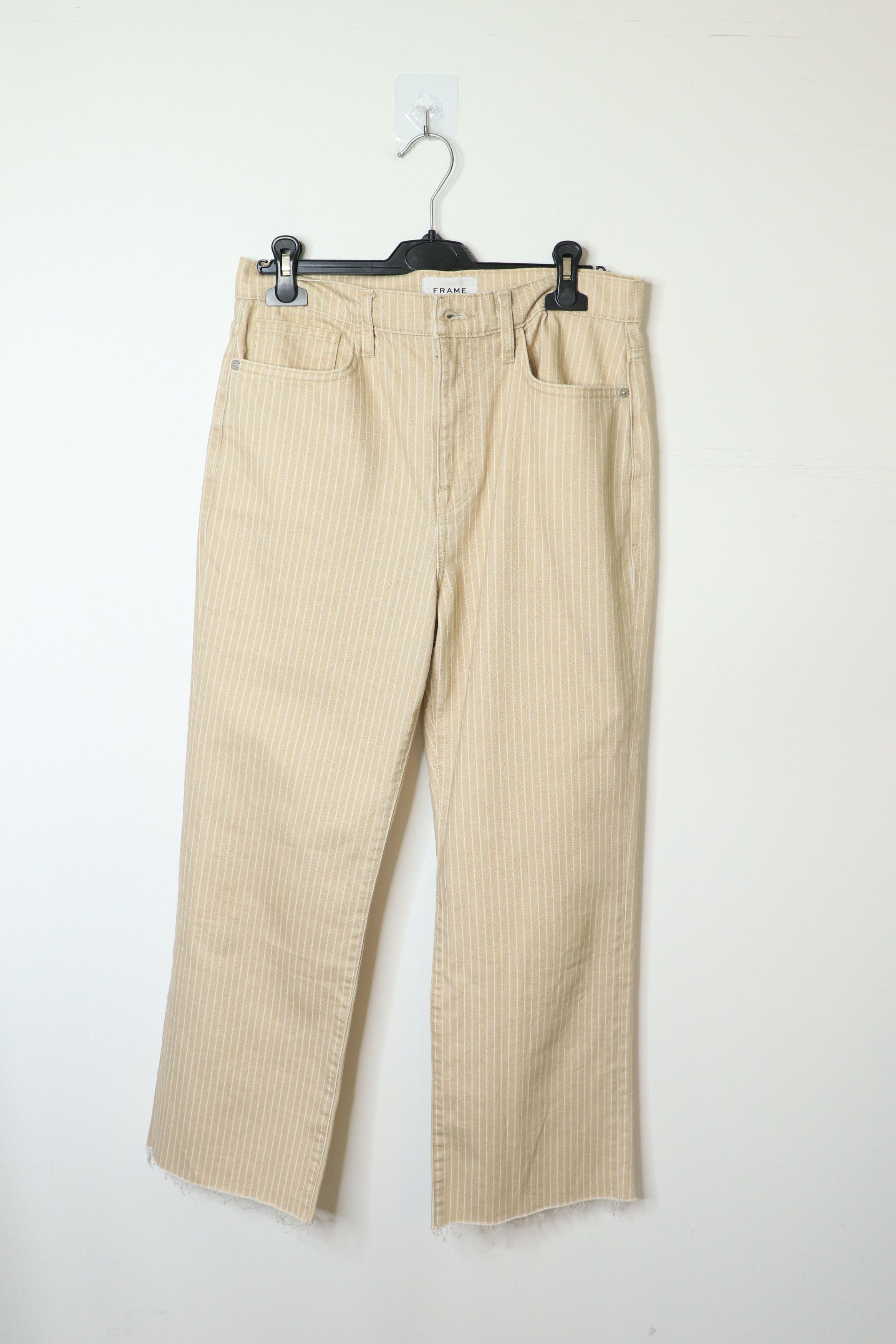 Max Mara Beige straight-leg trousers - UK 14 Size 32" / US 10 / IT 46 - 1 Thumbnail