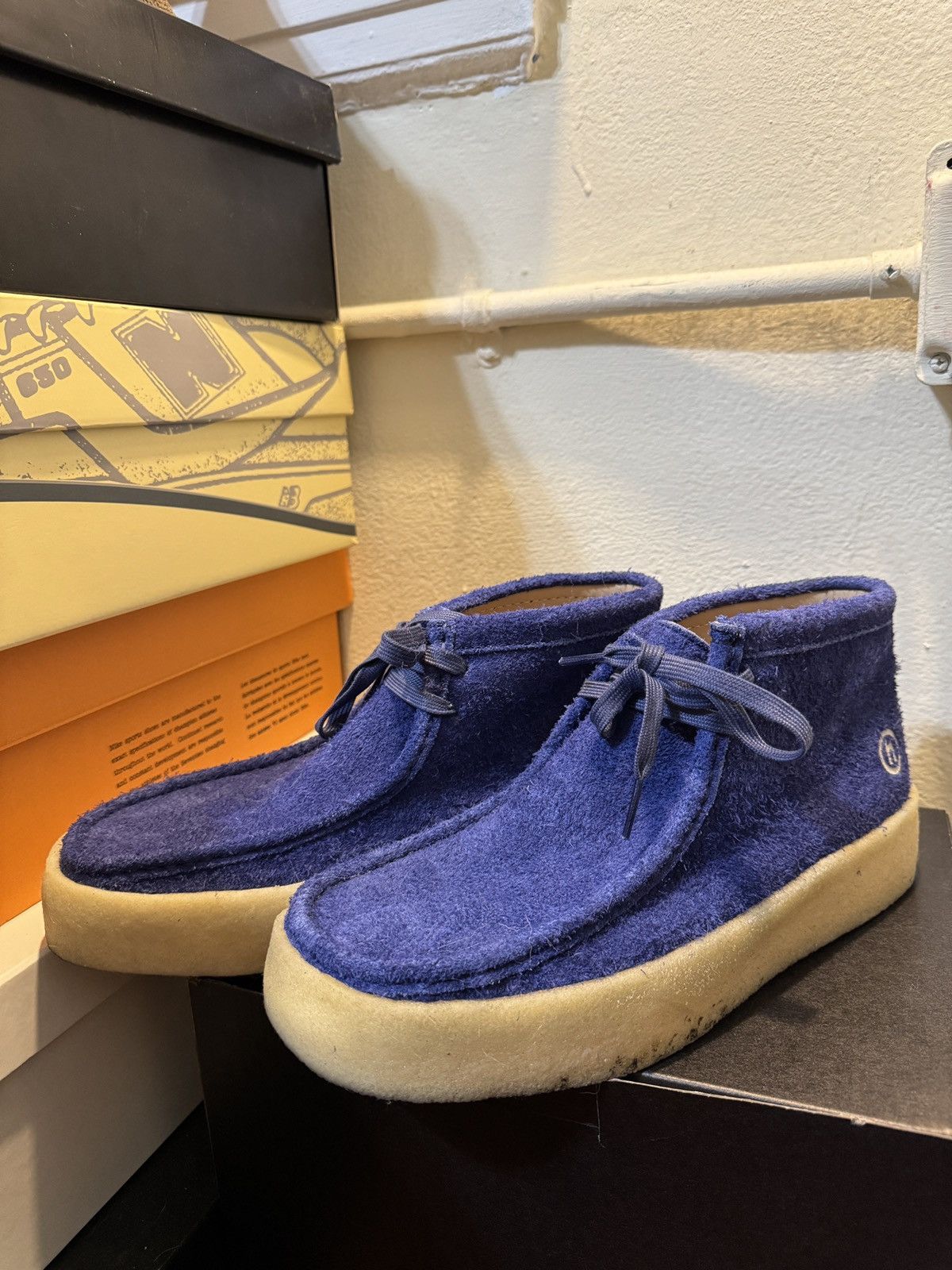 Clarks × HIDDEN Hidden NY x Clarks Wallabee Cobalt Blue Size US 10 / EU 43 - 3 Thumbnail