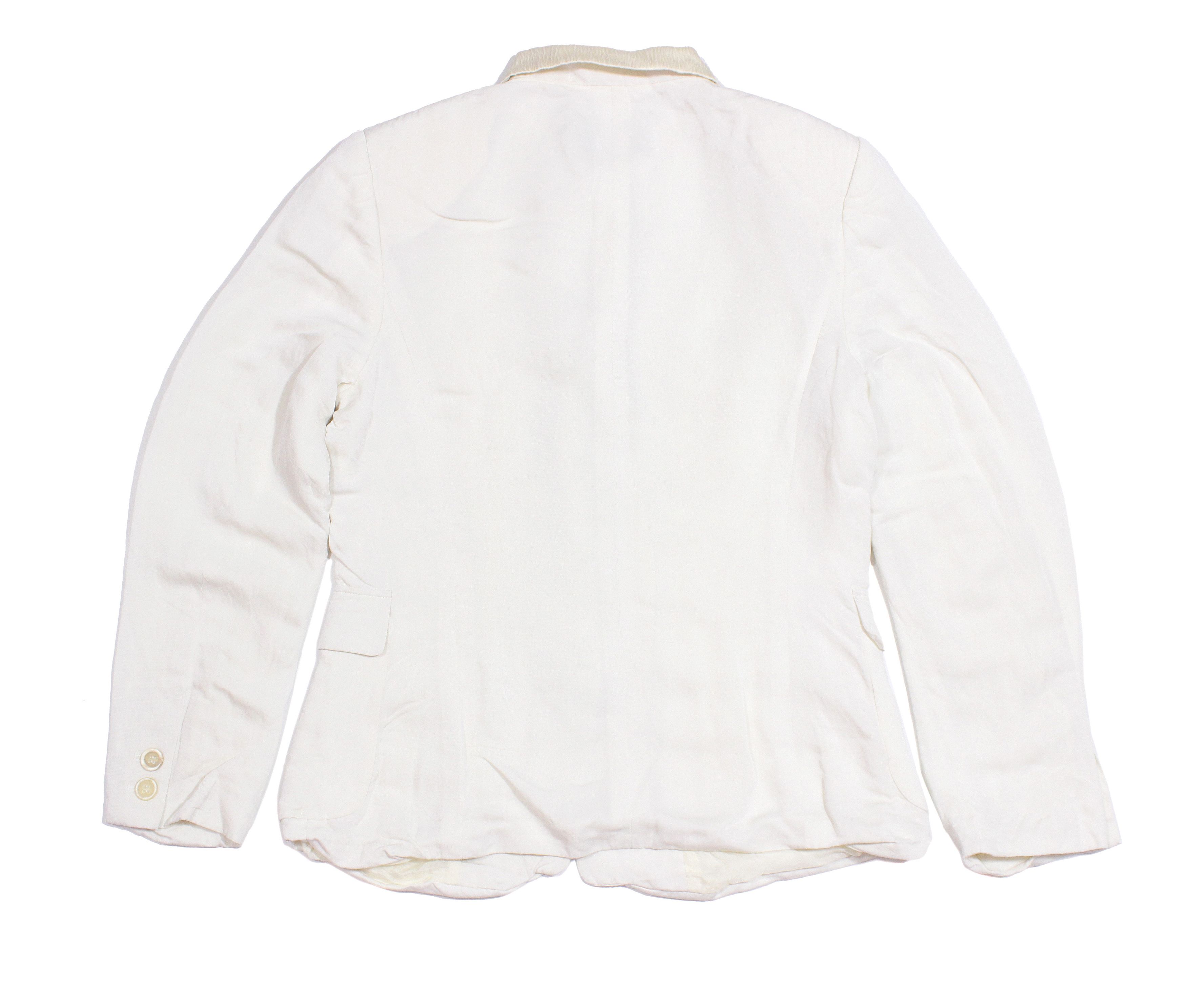 Jil Sander 90S Viscose Linen Jacket Vintage Size S / US 4 / IT 40 - 3 Thumbnail