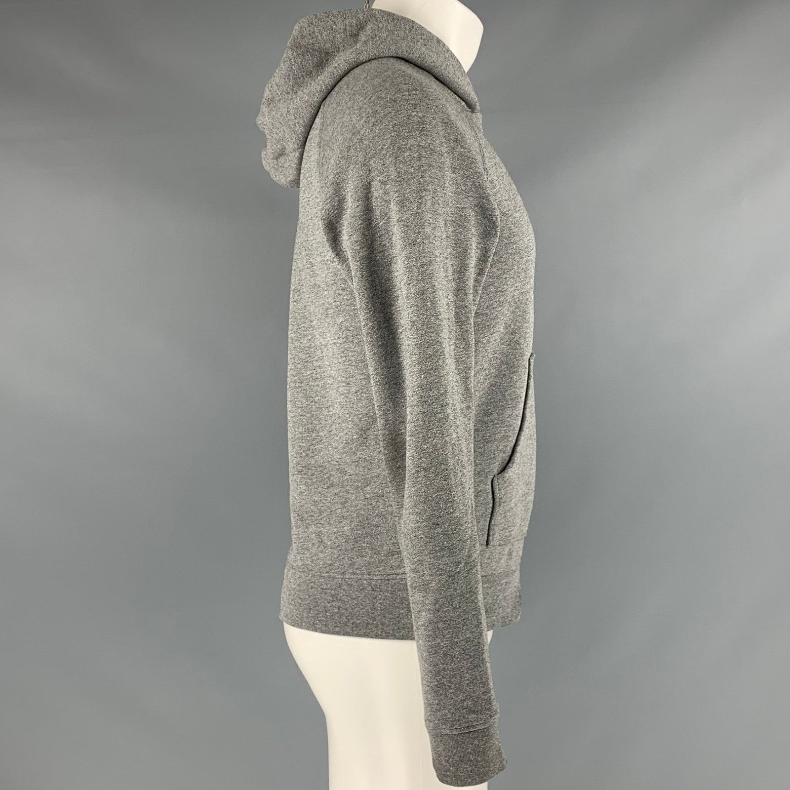 John Elliott JOHN ELLIOTT Grey Heather Cotton Polyester Hoodie Sweatshirt Size US S / EU 44-46 / 1 - 2 Thumbnail