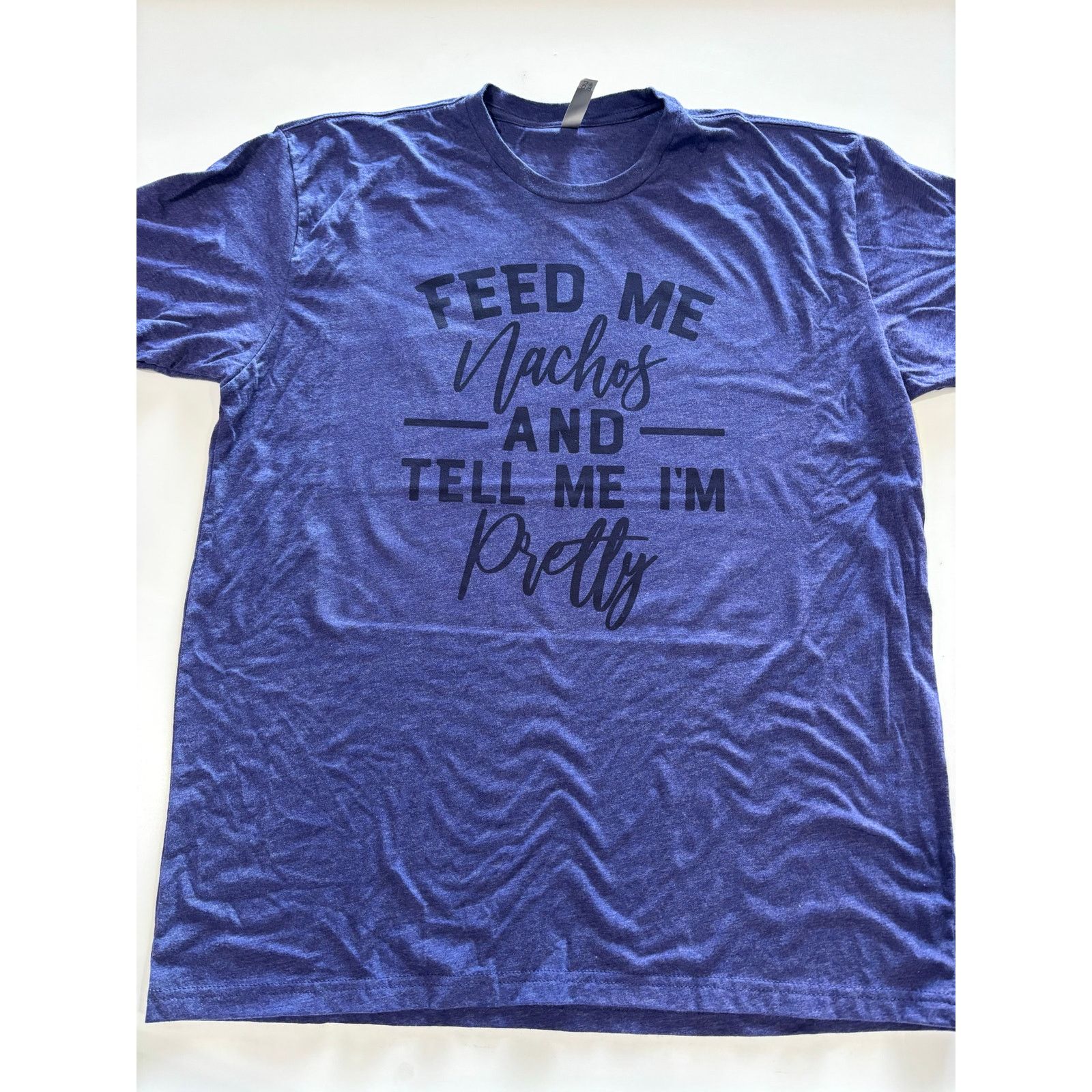Next Level Apparel Feed Me Nachos Funny T-Shirt Size XL / US 12-14 / IT 48-50 - 2 Thumbnail
