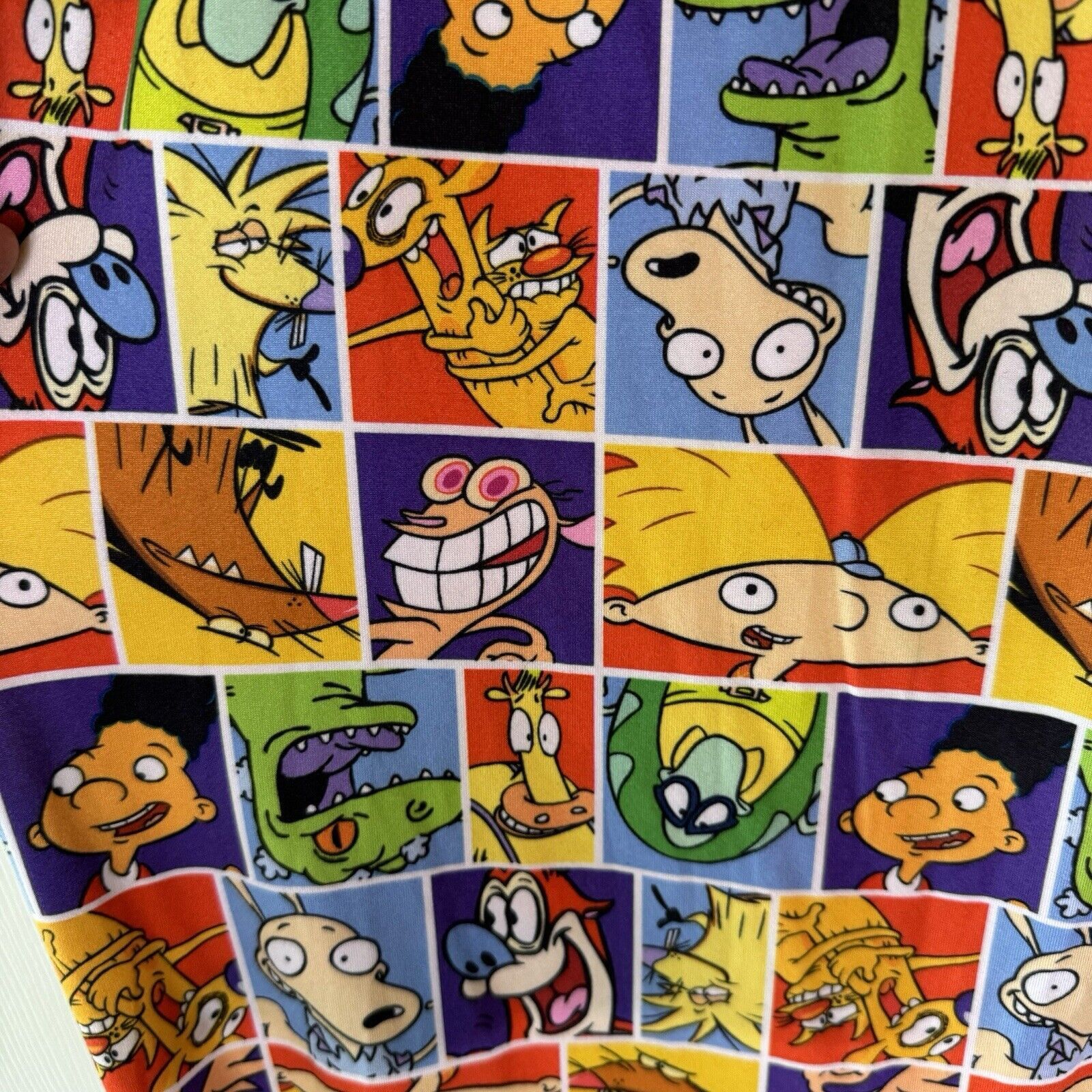 Nickelodeon Nickelodeon Nicktoons L All Over Print Pajama Pants Lounge Size US 29 - 4 Thumbnail