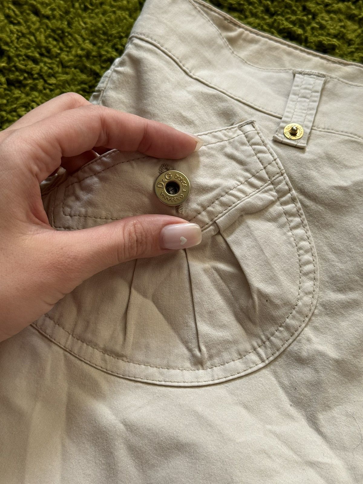 Designer × Dolce & Gabbana Dolce & Gabbana D&G minimalist capri pants Size 32" / US 10 / IT 46 - 4 Thumbnail