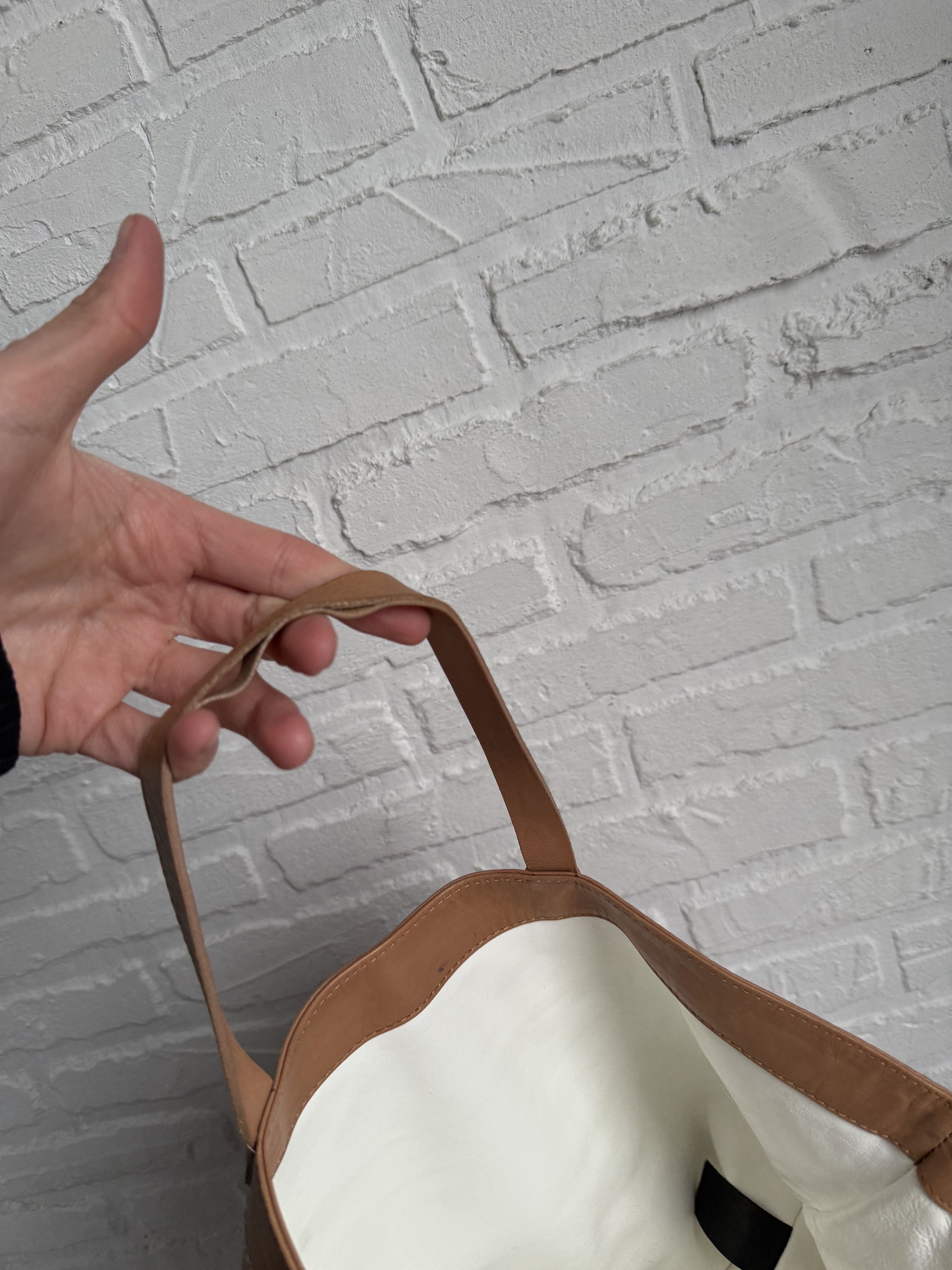 H&M × Maison Margiela Maison Martin Margiela H&M LEATHER TOTE BAG Size ONE SIZE - 7 Thumbnail
