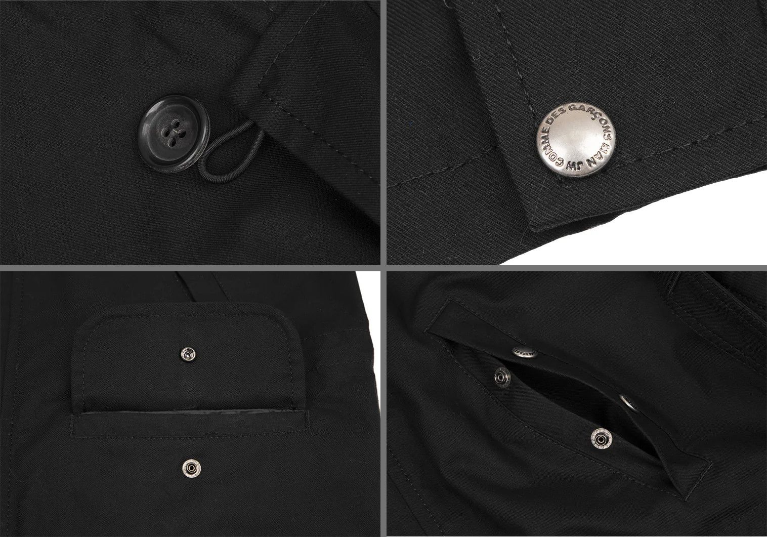 Junya Watanabe Cotton Belted Design Mountain Parka in Black, Size M Size US M / EU 48-50 / 2 - 11 Thumbnail