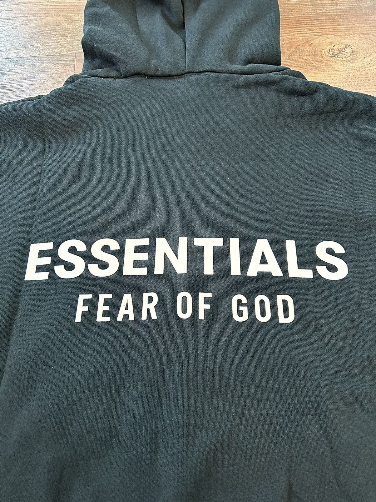 Fear of God Authentic Fear of God Essentials Jet Black Hoodie SS25 Sz S Size US S / EU 44-46 / 1 - 9 Thumbnail