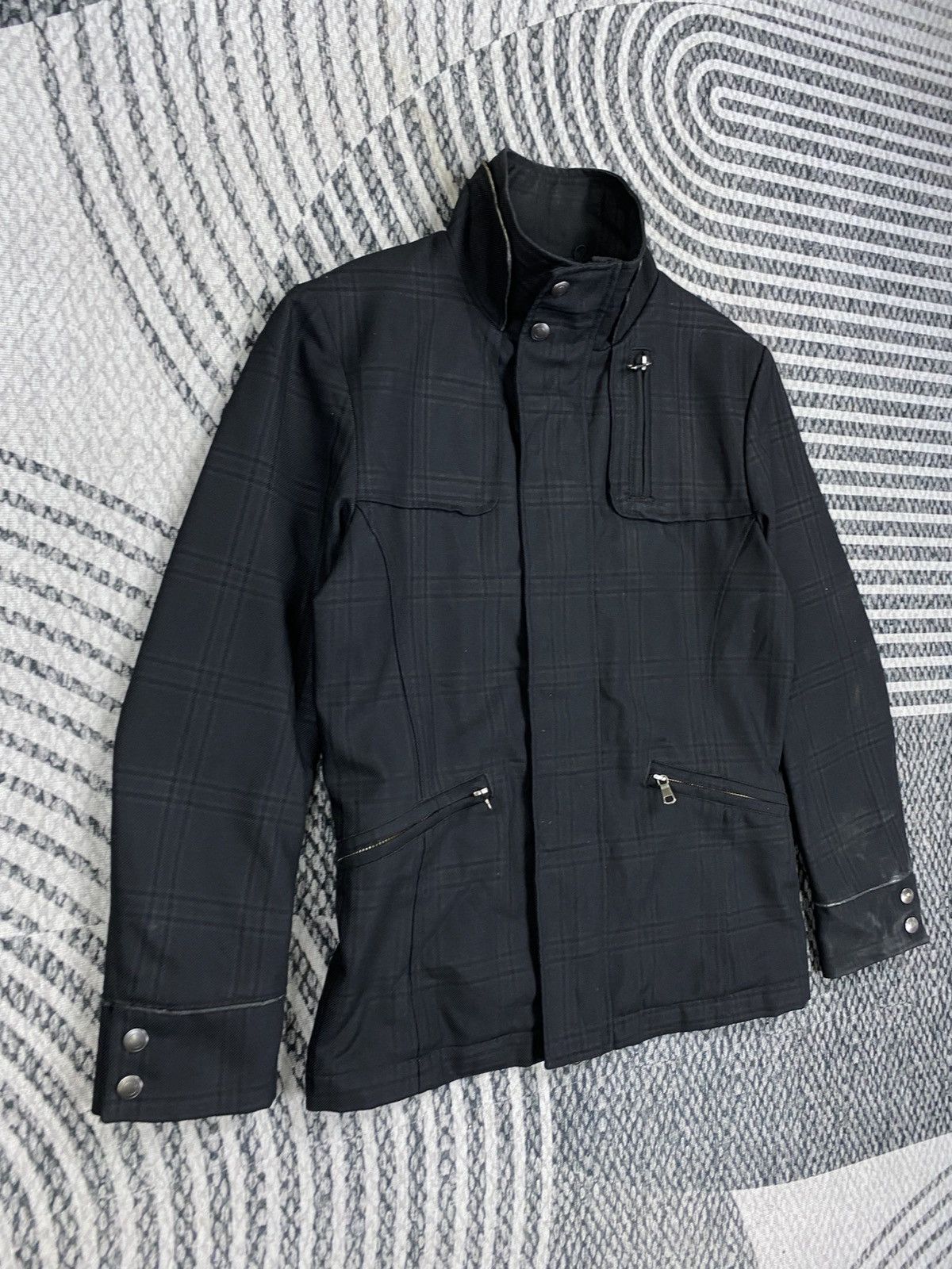 Japanese Brand Vintage High Street Casual Black Zipper Jacket Size US S / EU 44-46 / 1 - 3 Thumbnail
