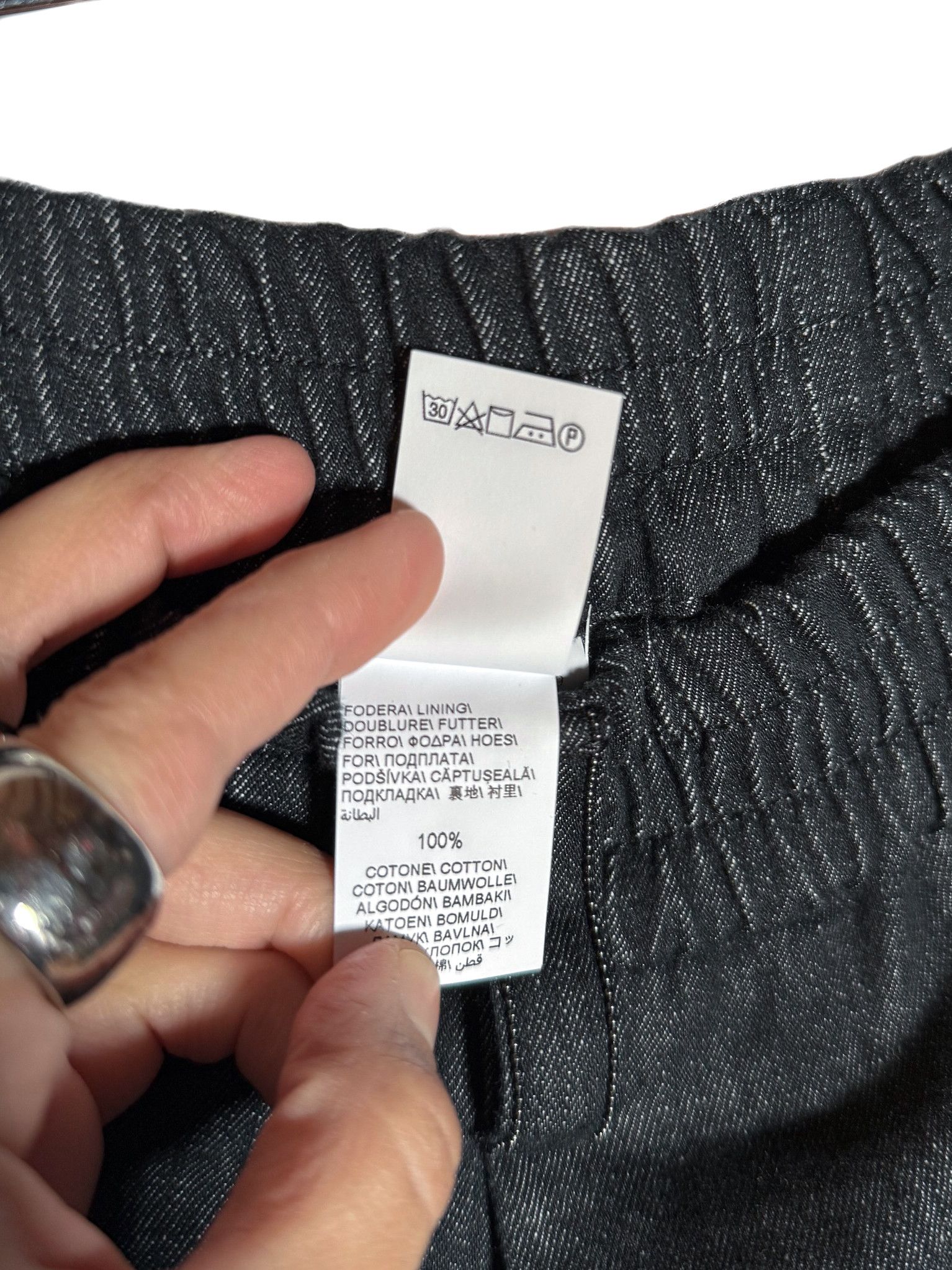 Brunello Cucinelli Brunello Cucinelli High Waisted Blue Black Jogger Jeans Size 26" / US 2 / IT 38 - 7 Thumbnail