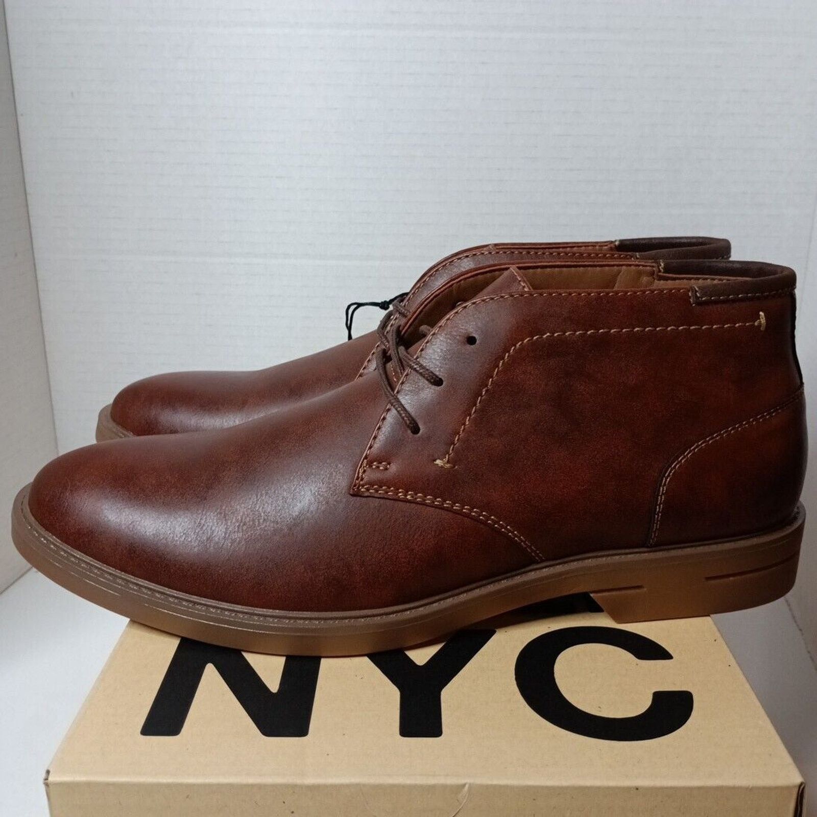 Other Madden NYC Mens Adam Chukka Dress Boots Leather Brown Size 9 Size US 9 / EU 42 - 5 Thumbnail