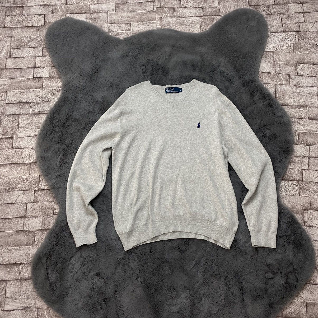 Polo Ralph Lauren × Vintage Polo Ralph Lauren V neck knitwear L Rare Vintage Size US L / EU 52-54 / 3 - 7 Thumbnail