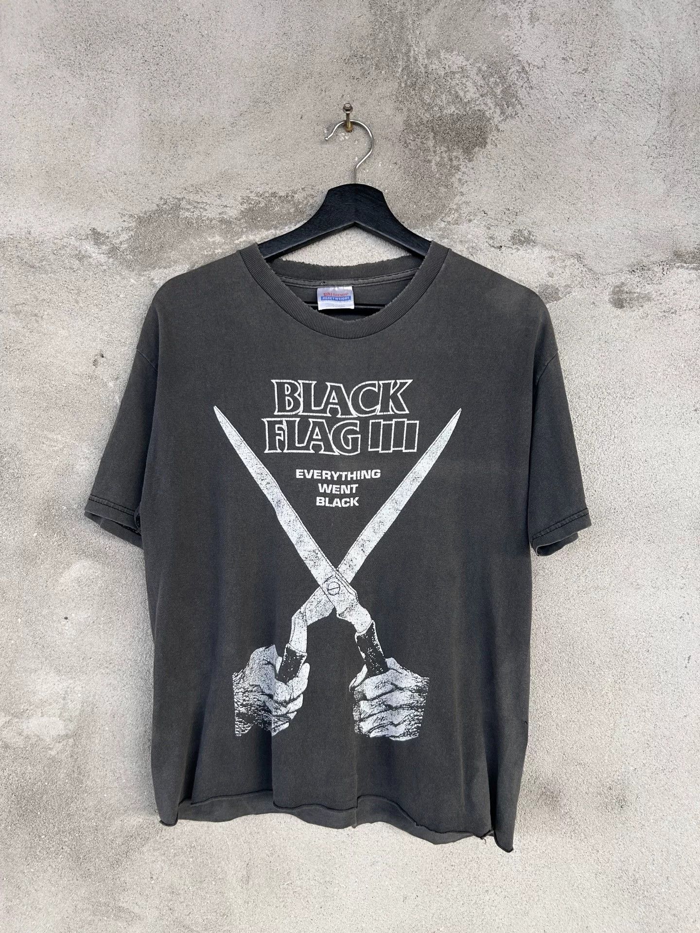 Vintage Vintage 90s Black Flag Band Tee Size US M / EU 48-50 / 2 - 1 Thumbnail