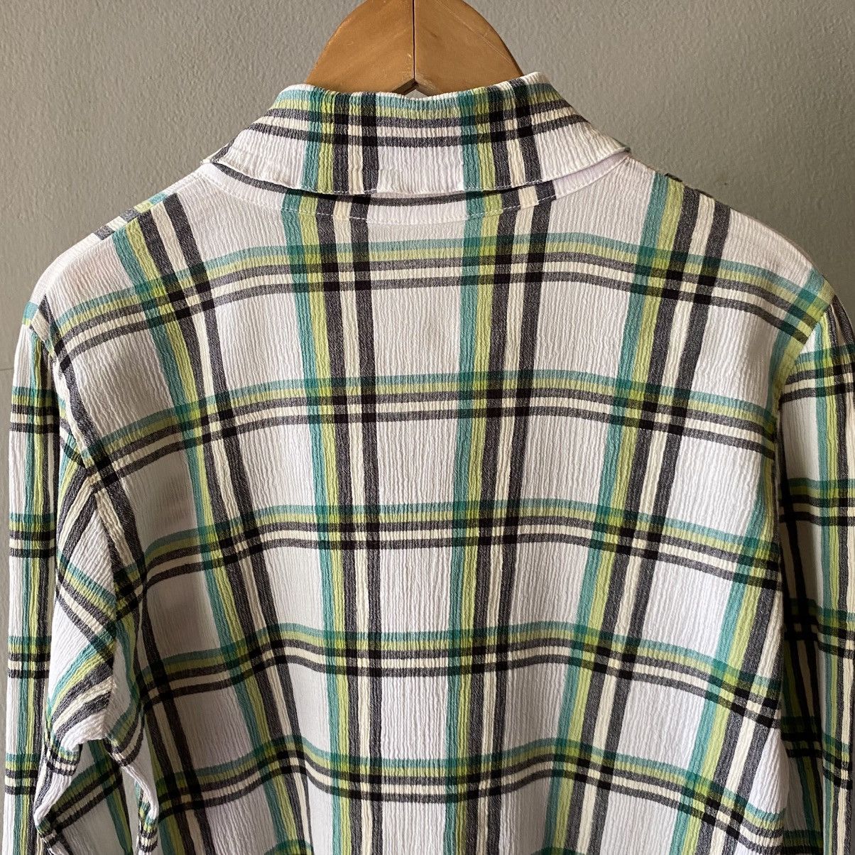 Tsumori Chisato Tsumori Chisato Plaid Long Sleeve Button-Up Shirt Size XS / US 0-2 / IT 36-38 - 12 Thumbnail