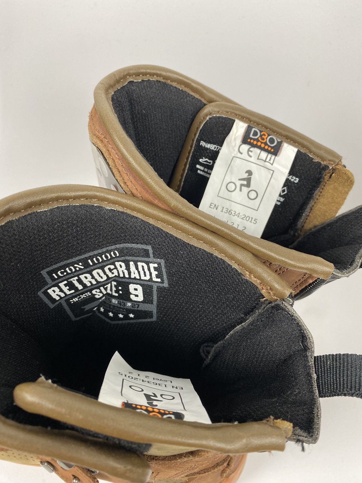 Designer Icon Retrograde 1000 Motorcycle Cruiser/Touring Boots Size 9 Size US 9 / EU 42 - 5 Thumbnail