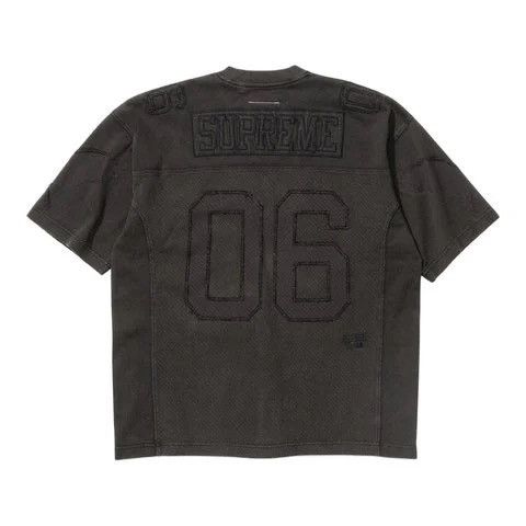 Maison Margiela × Supreme Supreme MM6 Maison Margiela Cotton Football Jersey Black Size US L / EU 52-54 / 3 - 2 Thumbnail