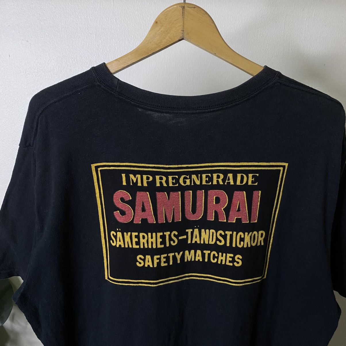 Japanese Brand Samurai Japan Evisu Flat Head Iron Heart Studio D Artisan T Size US XL / EU 56 / 4 - 2 Thumbnail