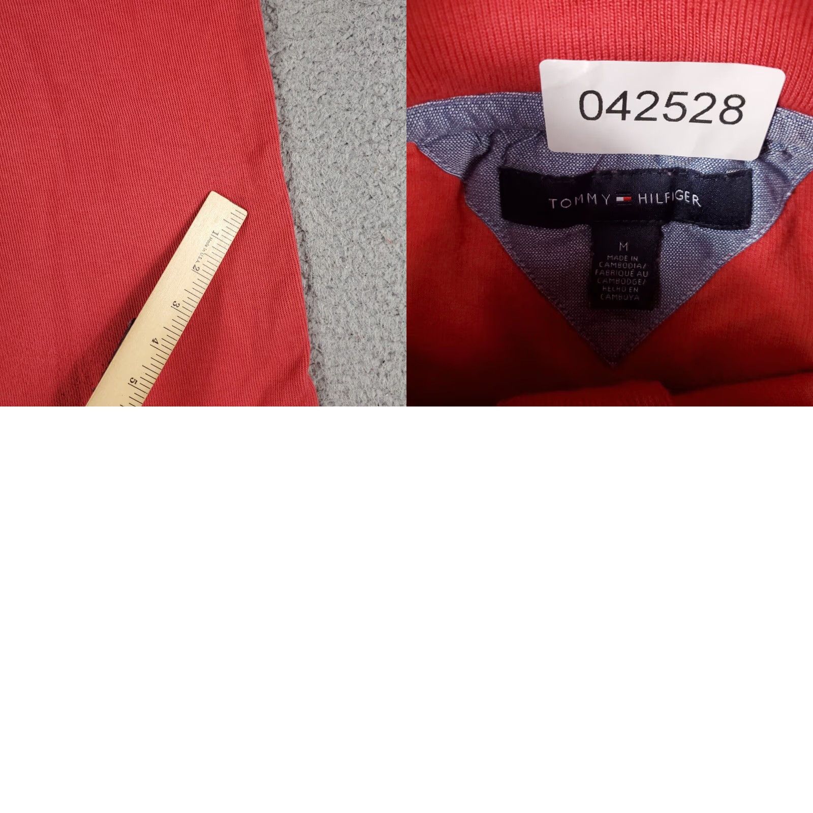 Tommy Hilfiger Mens Red Casual Tommy Hilfiger Medium Sweater Pullover Sweatshirt Size US M / EU 48-50 / 2 - 8 Thumbnail