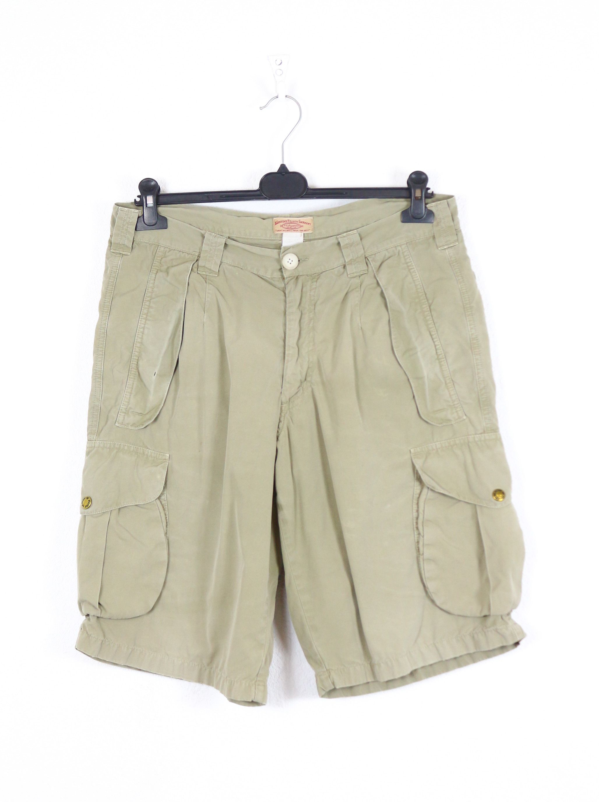 Auralee × Japanese Brand Finx Chambray Gabardine Wide Shorts Size
